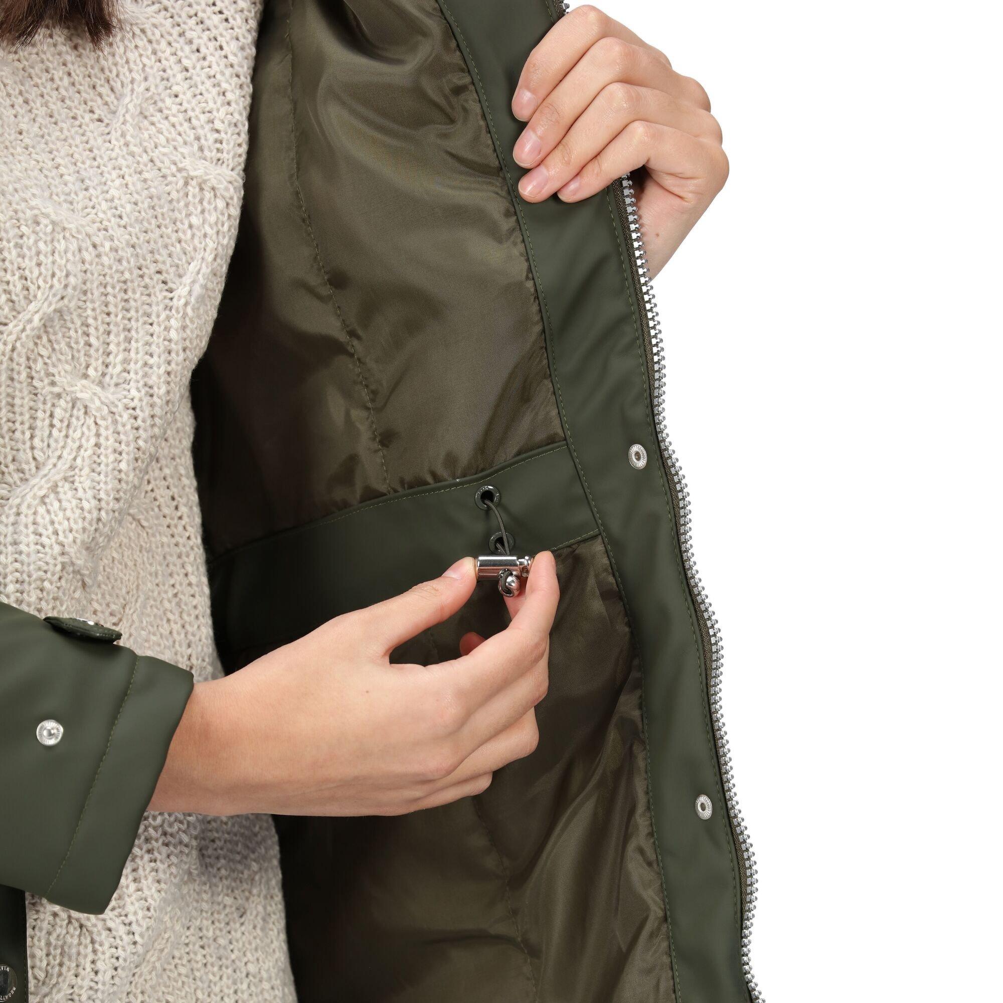 Dark Khaki - Regatta - Women's Fabrienne Water-Repellent Quilted Jacket - 8