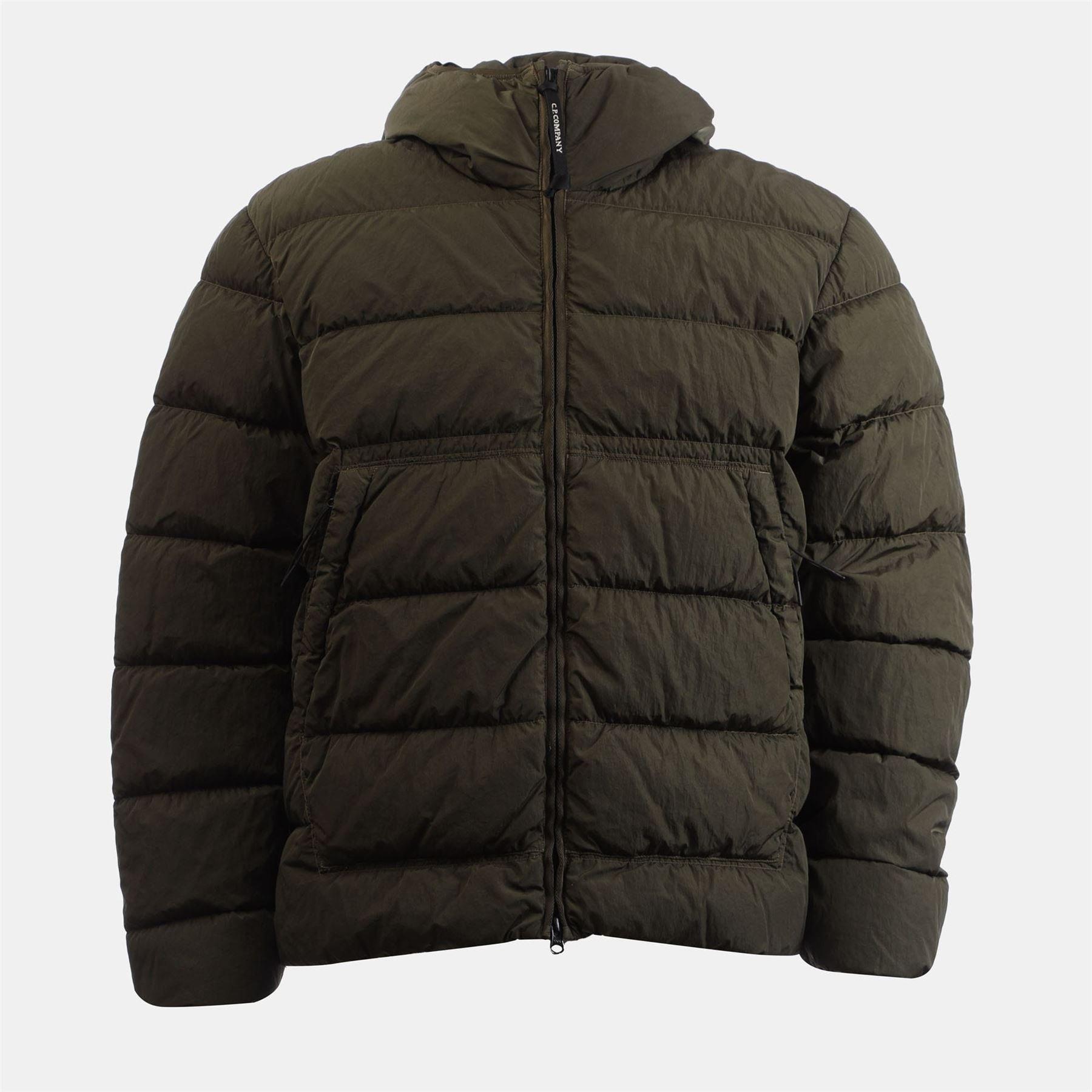 CP Company Chrome-R Goggle Down Jacket - Green - Size 2XL