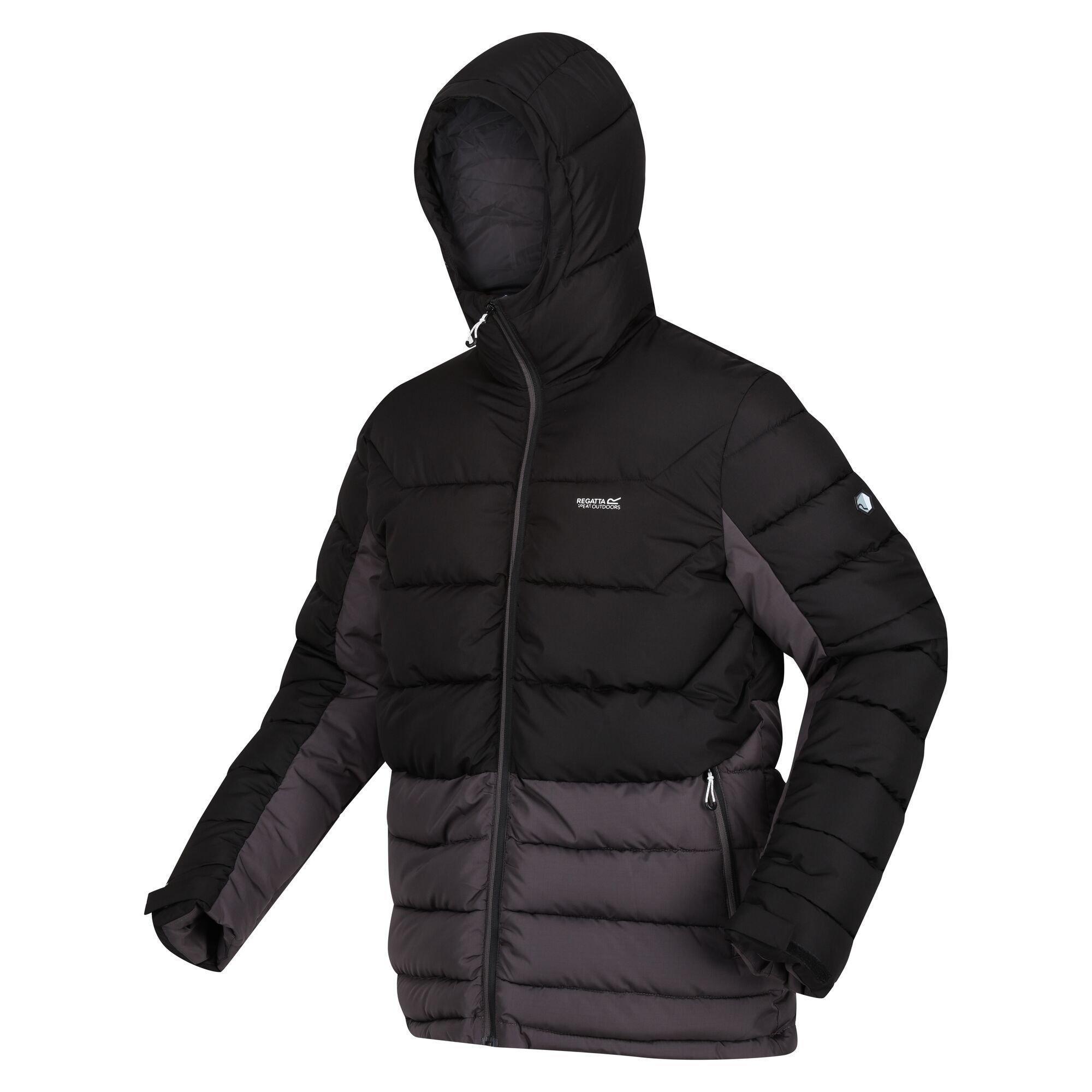 Black/Dkgrey - Regatta - Men's Nevado VI Water-Repellent Feather-Free Quilted Jacket - 1