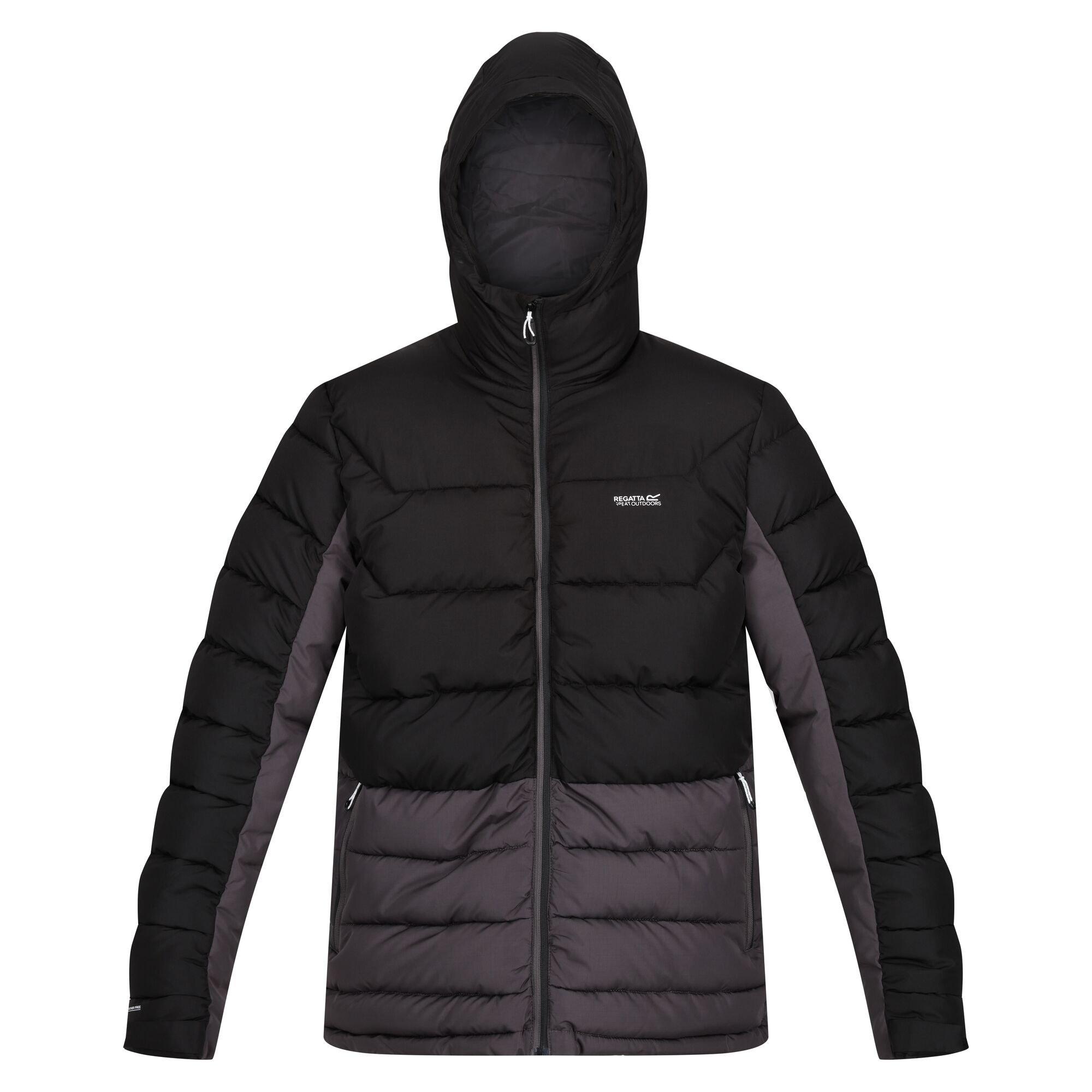 Black/Dkgrey - Regatta - Men's Nevado VI Water-Repellent Feather-Free Quilted Jacket - 16