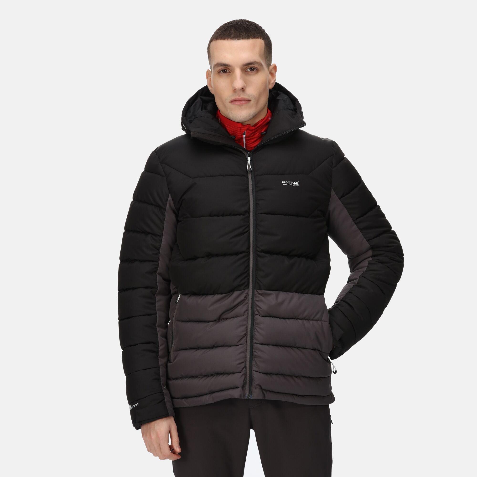 Black/Dkgrey - Regatta - Men's Nevado VI Water-Repellent Feather-Free Quilted Jacket - 3