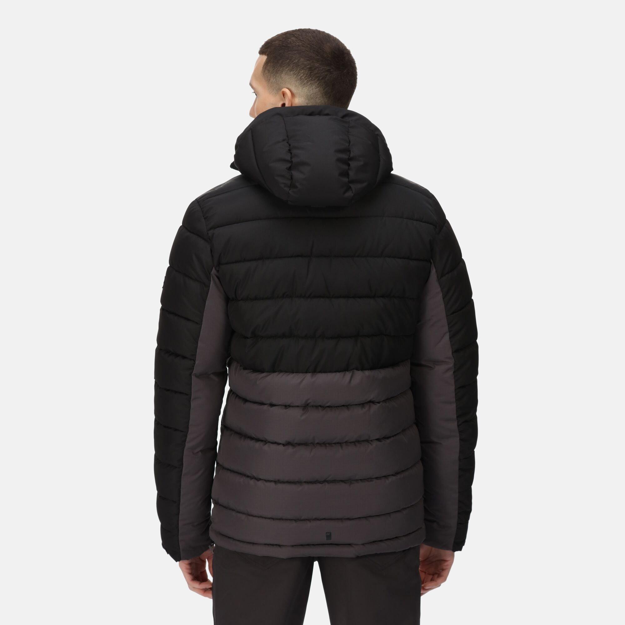 Black/Dkgrey - Regatta - Men's Nevado VI Water-Repellent Feather-Free Quilted Jacket - 6