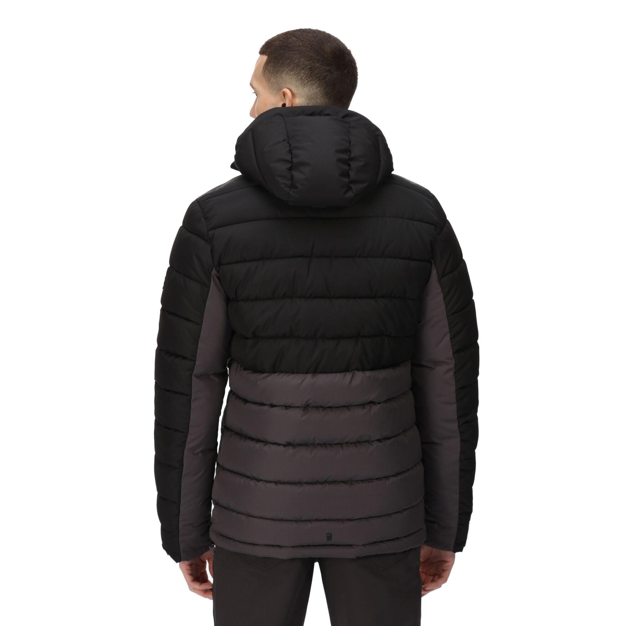 Black/Dkgrey - Regatta - Men's Nevado VI Water-Repellent Feather-Free Quilted Jacket - 7