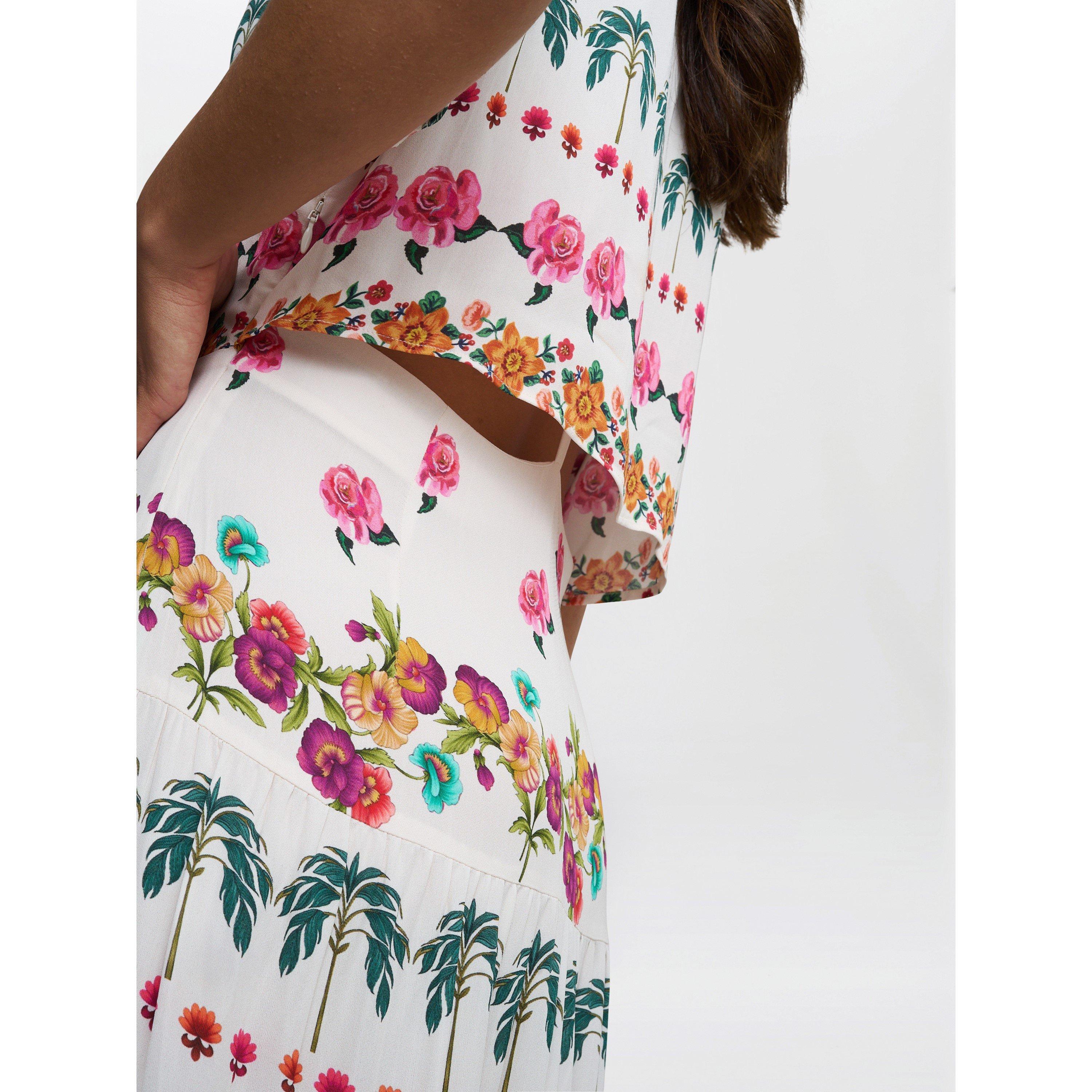 Multi - Gina Bacconi - Women's Sasha Floral Shift Dress - 5