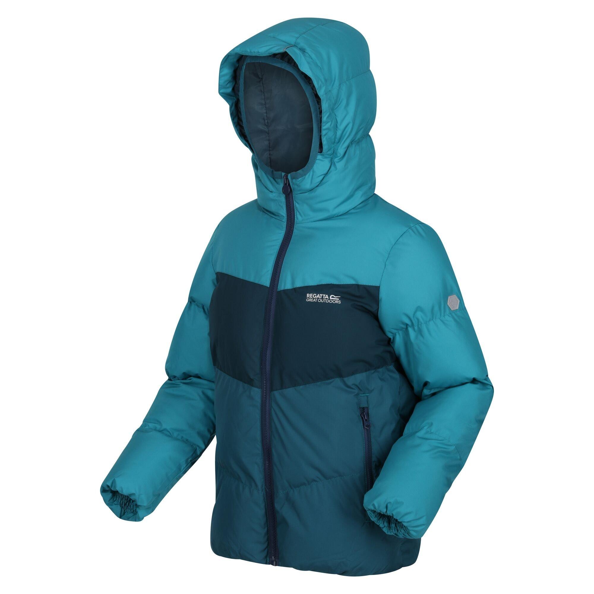 Pagoda/Reflc - Regatta - Unisex Kids' Lofthouse VI Water-Repellent Reflective Quilted Jacket - 1