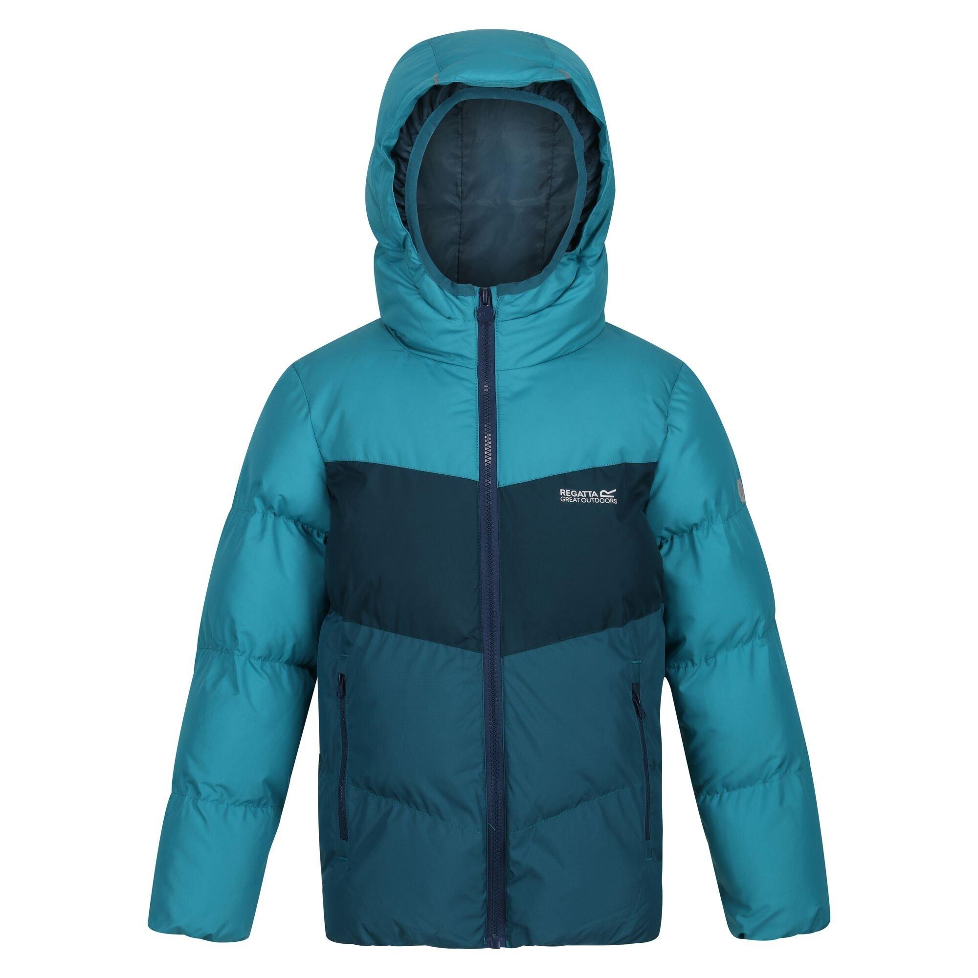 Pagoda/Reflc - Regatta - Unisex Kids' Lofthouse VI Water-Repellent Reflective Quilted Jacket - 12