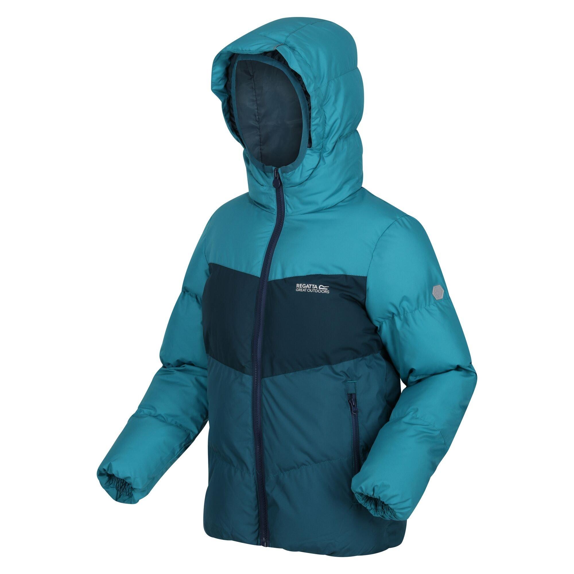 Pagoda/Reflc - Regatta - Unisex Kids' Lofthouse VI Water-Repellent Reflective Quilted Jacket - 4