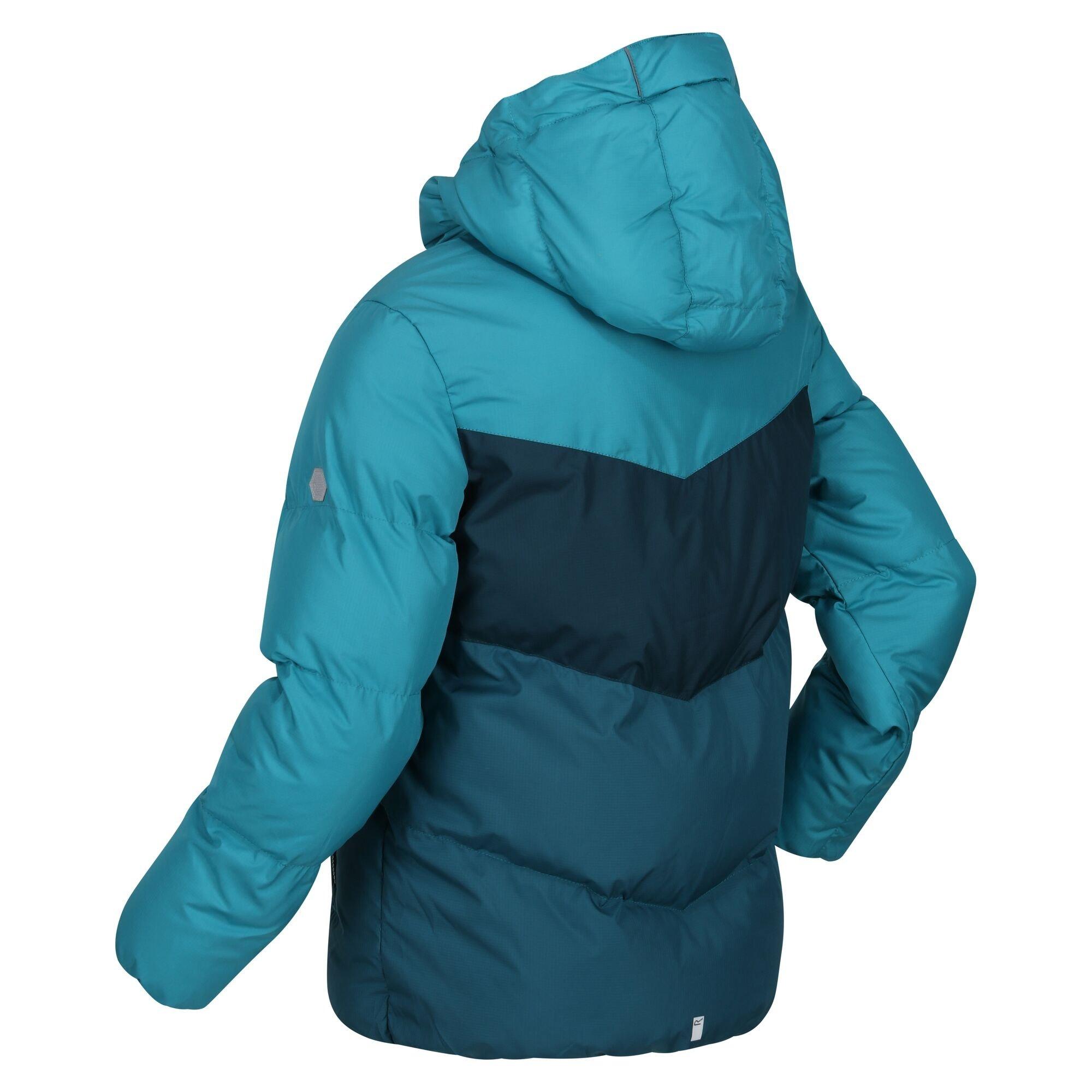Pagoda/Reflc - Regatta - Unisex Kids' Lofthouse VI Water-Repellent Reflective Quilted Jacket - 5