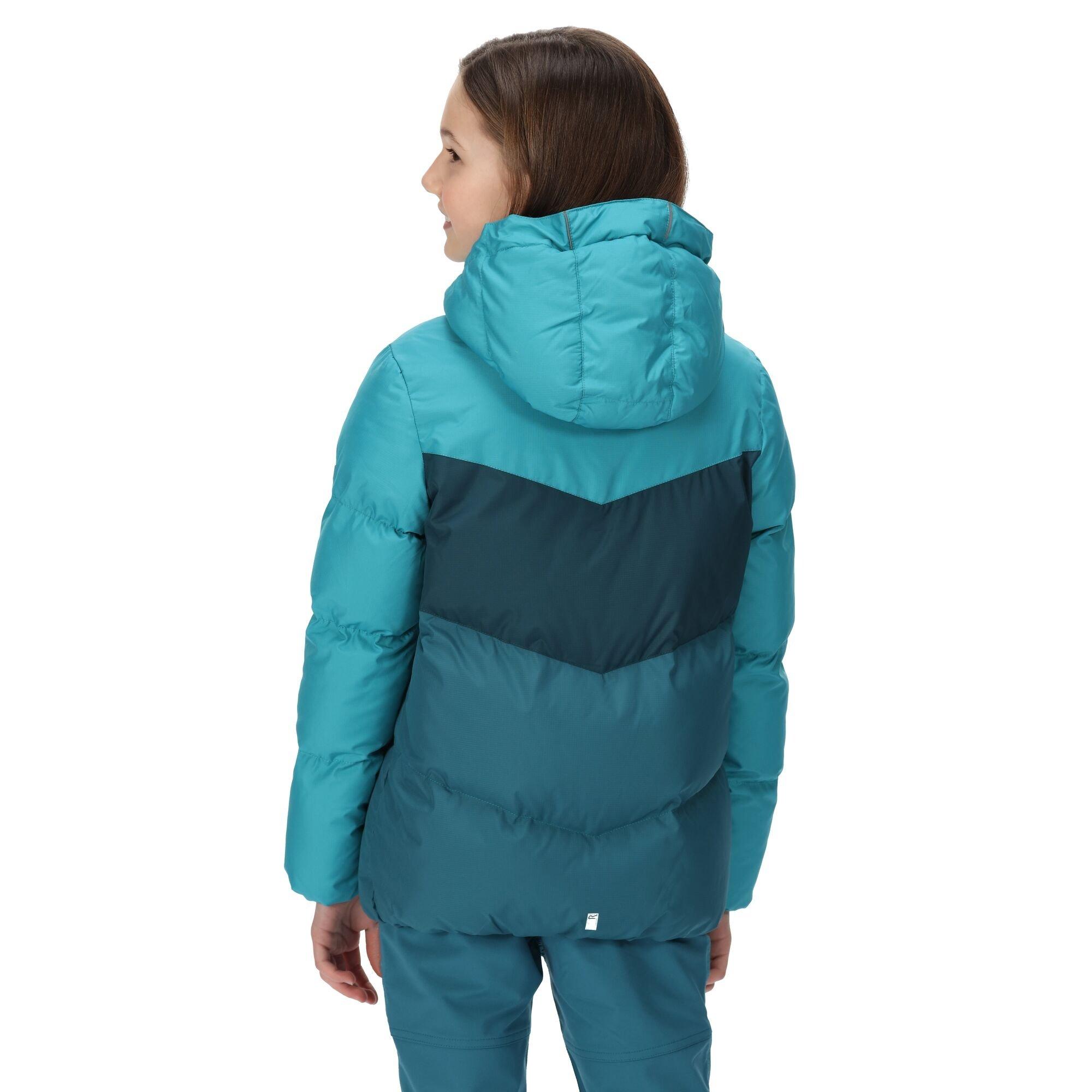 Pagoda/Reflc - Regatta - Unisex Kids' Lofthouse VI Water-Repellent Reflective Quilted Jacket - 7