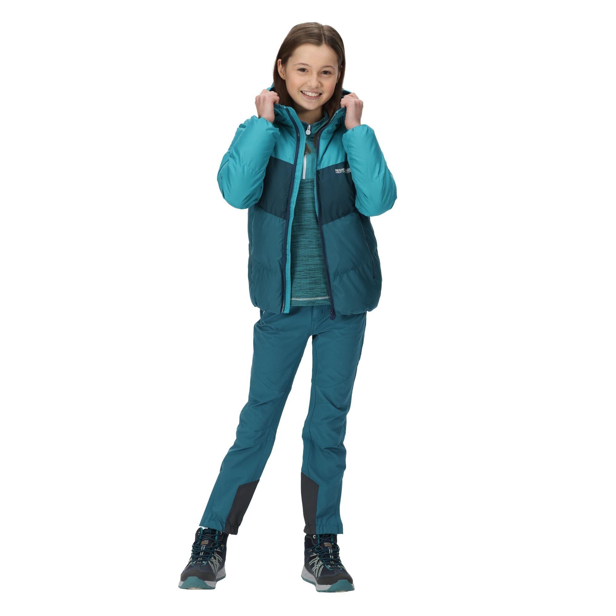 Pagoda/Reflc - Regatta - Unisex Kids' Lofthouse VI Water-Repellent Reflective Quilted Jacket - 10
