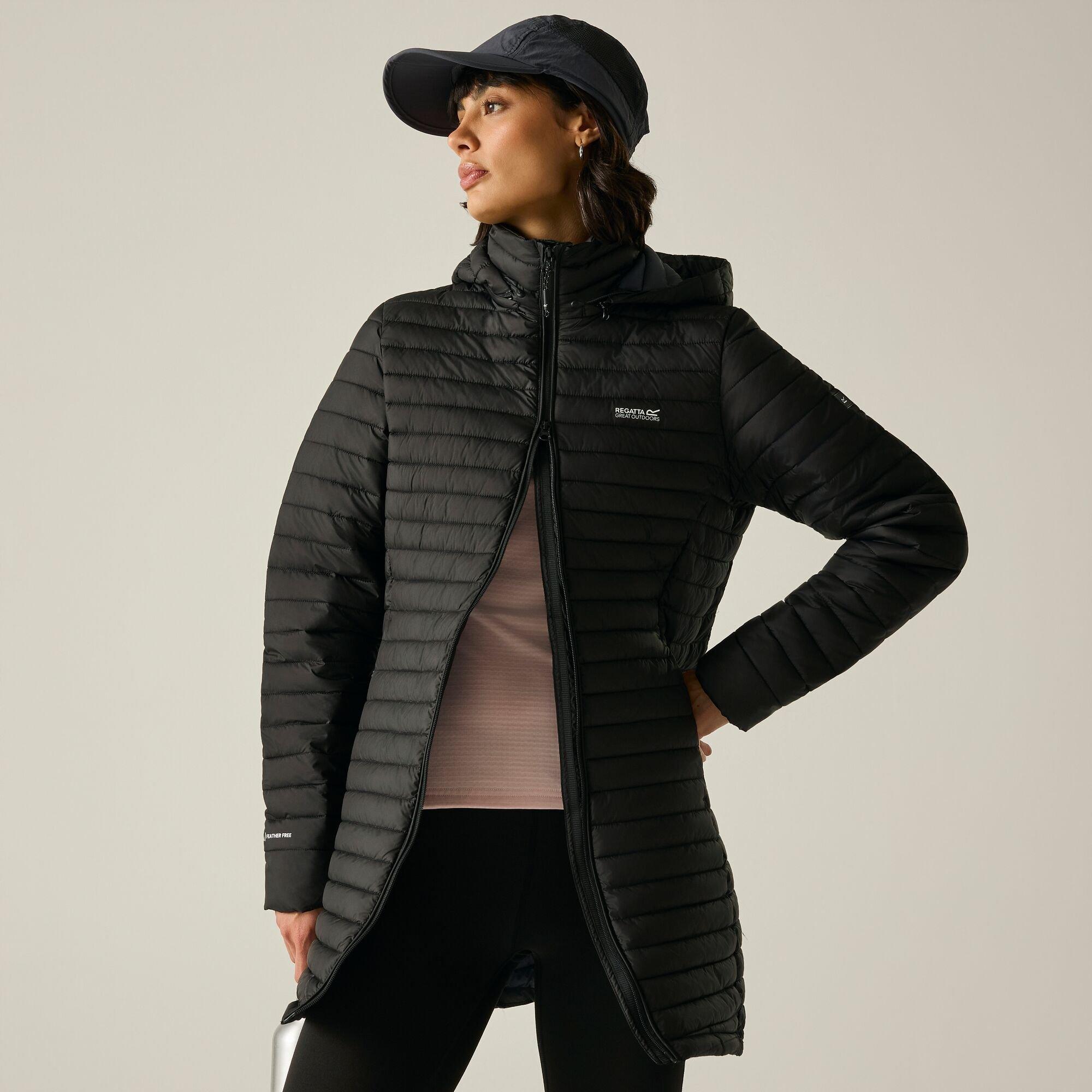 Black - Regatta - Womens Selenar Longline Insulated Jacket - 1