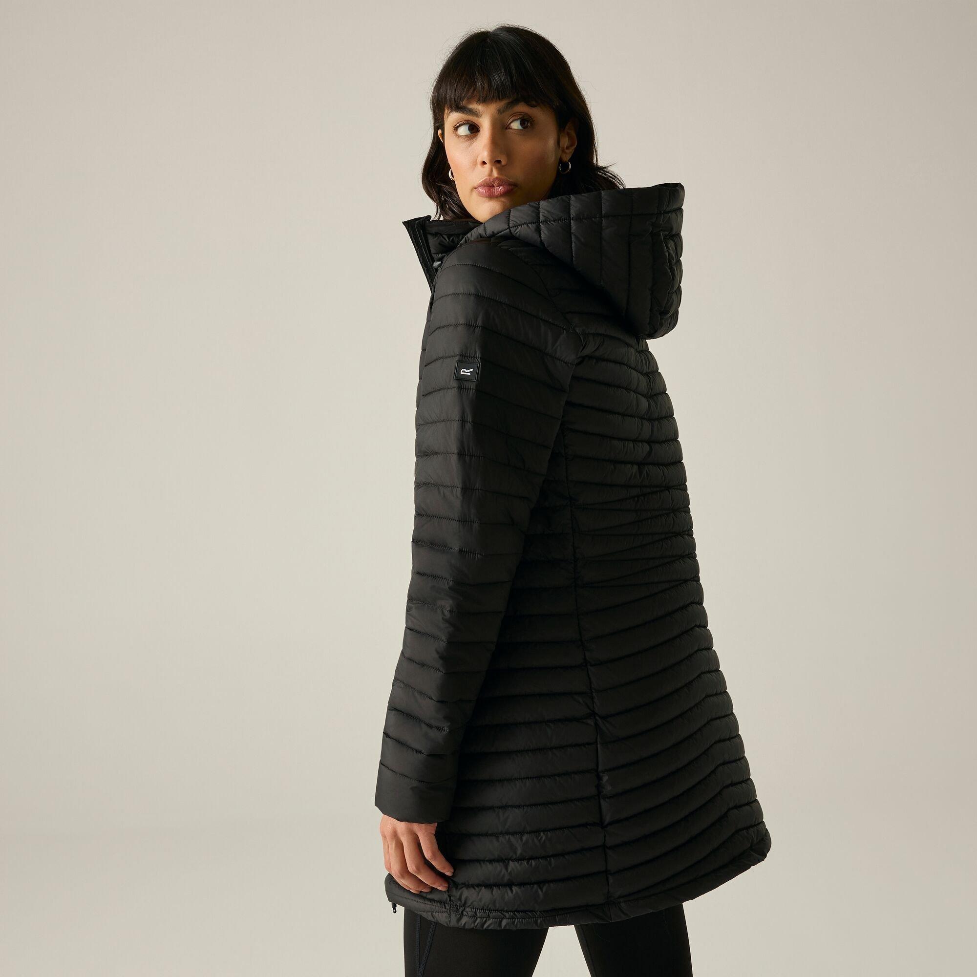 Black - Regatta - Womens Selenar Longline Insulated Jacket - 3