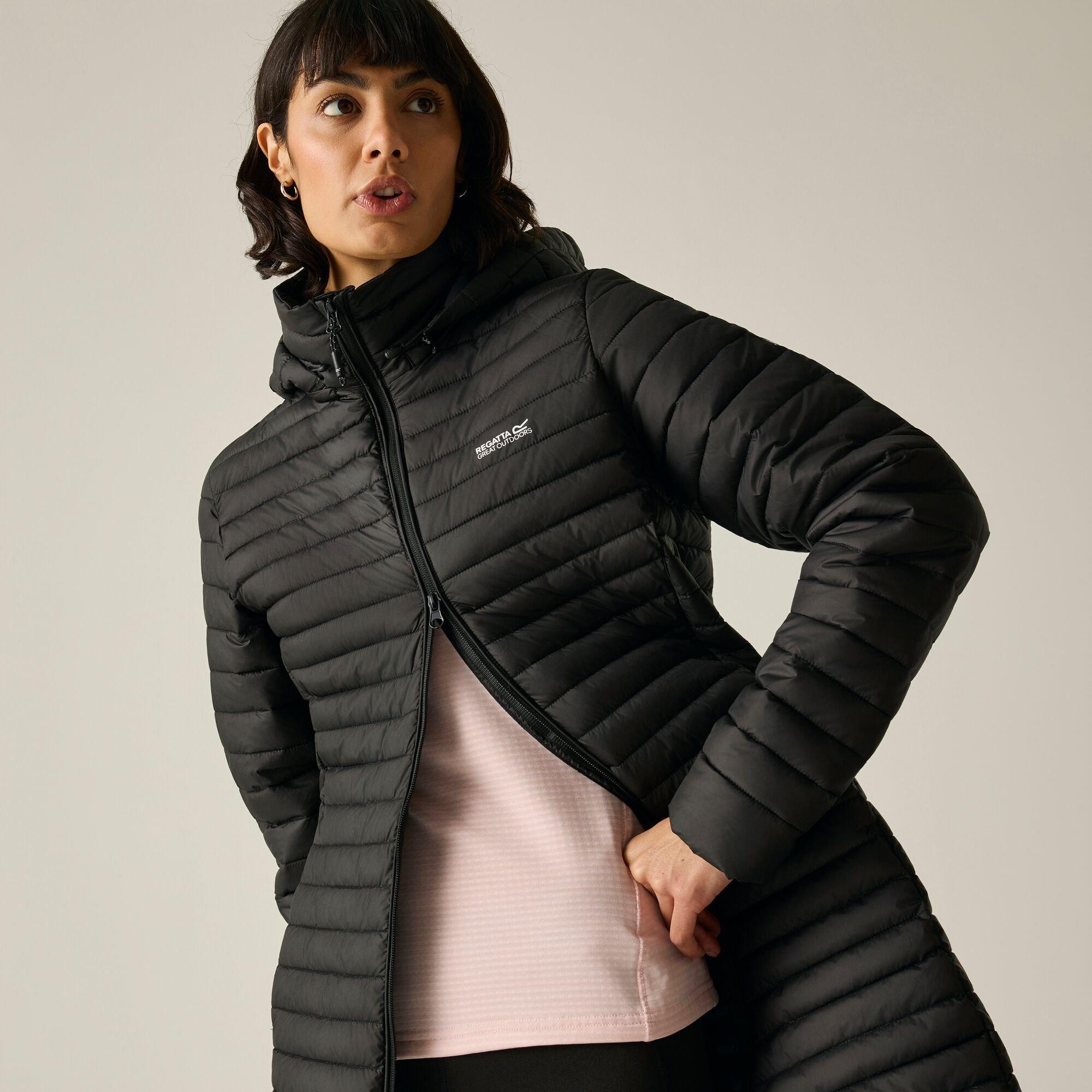 Black - Regatta - Womens Selenar Longline Insulated Jacket - 4
