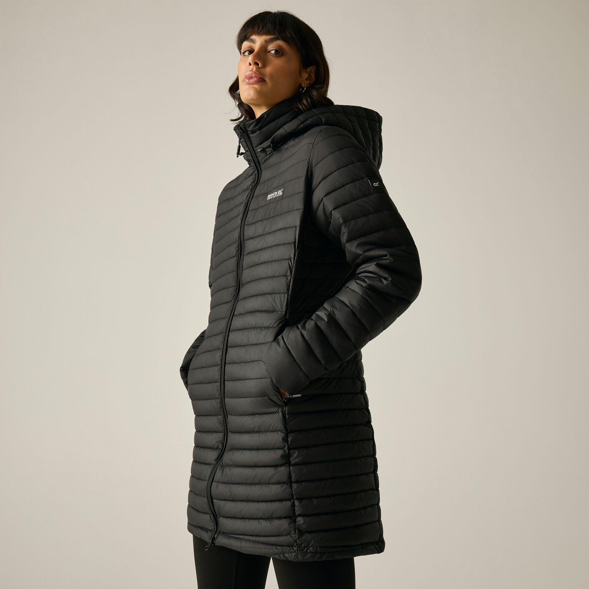 Black - Regatta - Womens Selenar Longline Insulated Jacket - 5