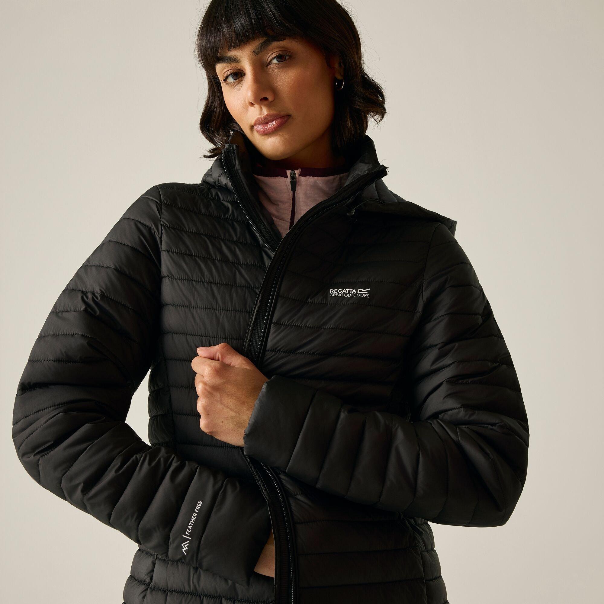 Black - Regatta - Womens Selenar Longline Insulated Jacket - 6