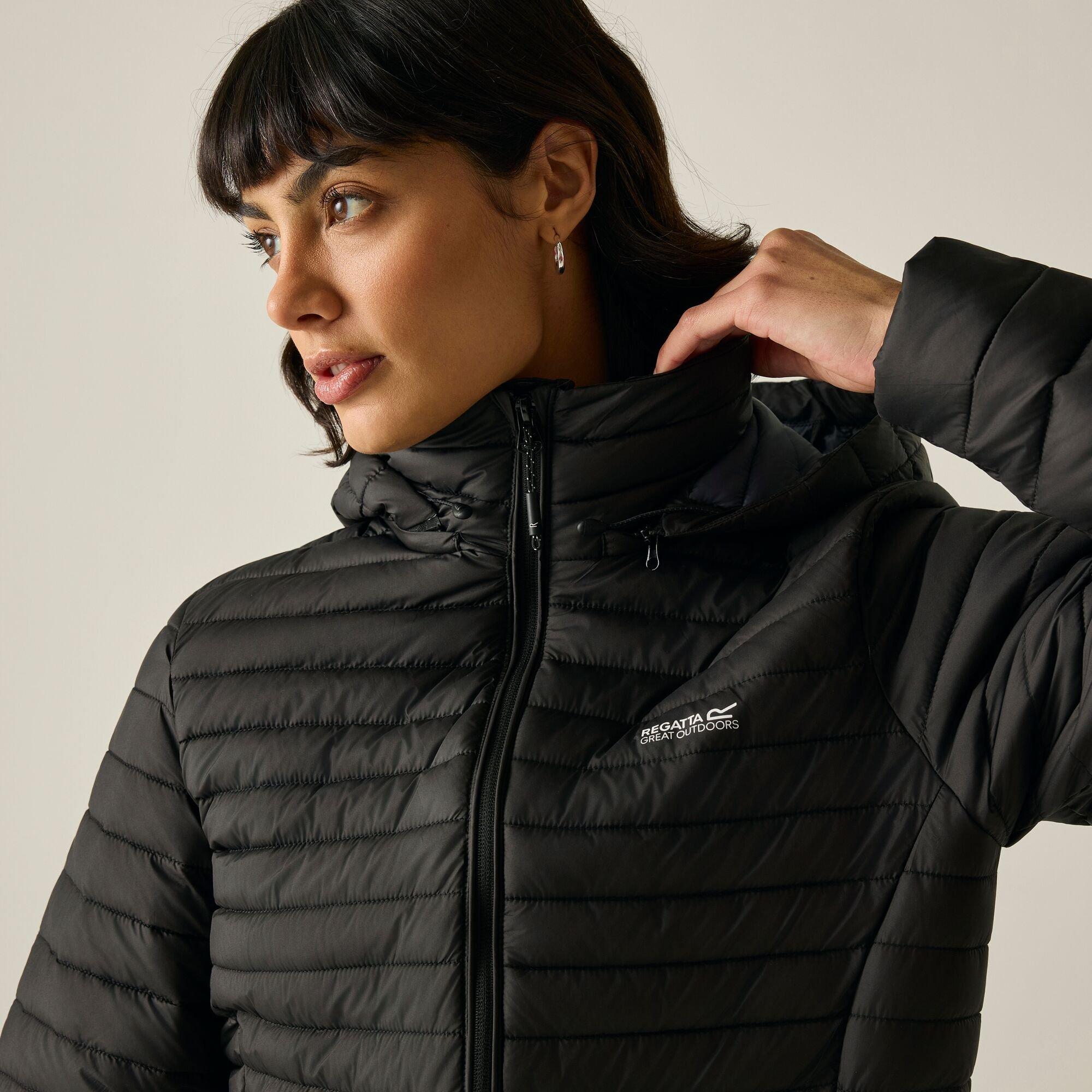 Black - Regatta - Womens Selenar Longline Insulated Jacket - 8