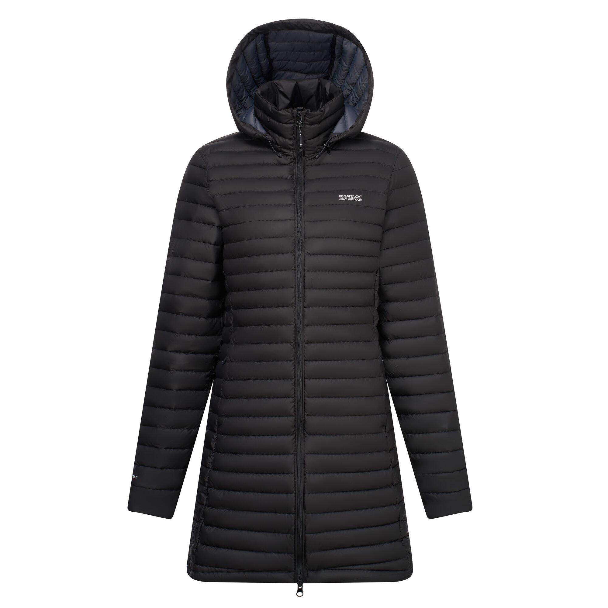 Black - Regatta - Womens Selenar Longline Insulated Jacket - 10