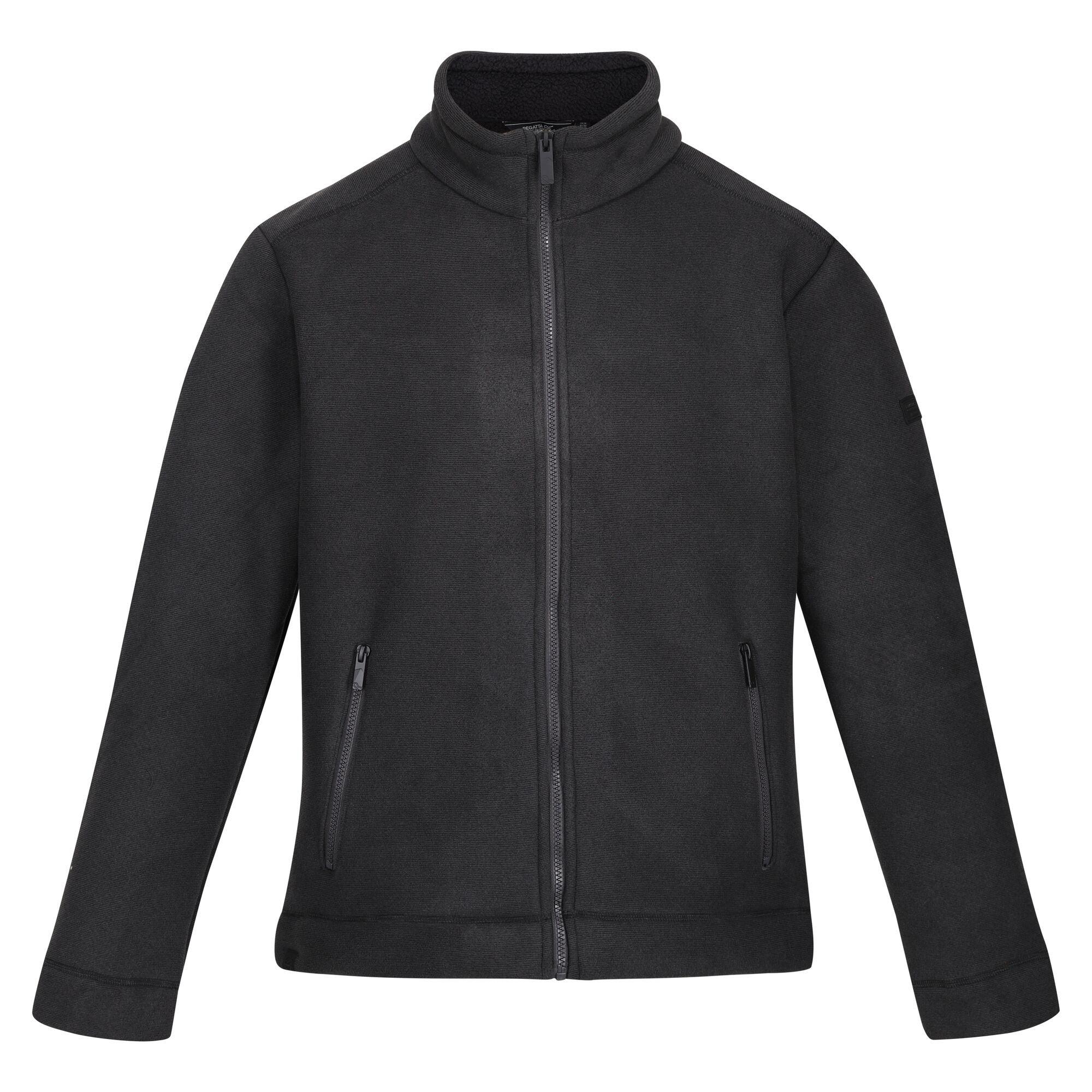Ash(Black) - Regatta - Mens Garrian II Full Zip Fleece - 5