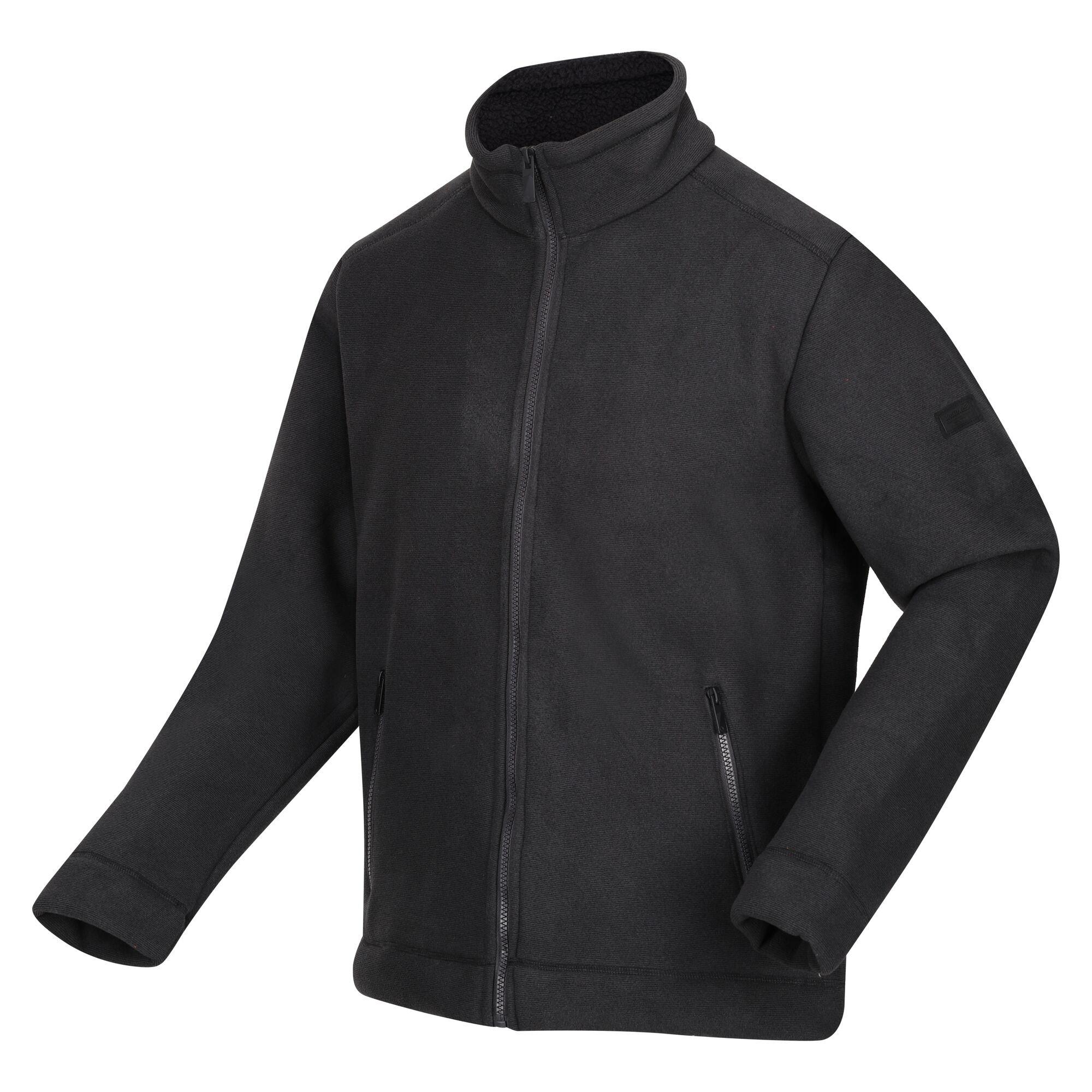 Ash(Black) - Regatta - Mens Garrian II Full Zip Fleece - 7