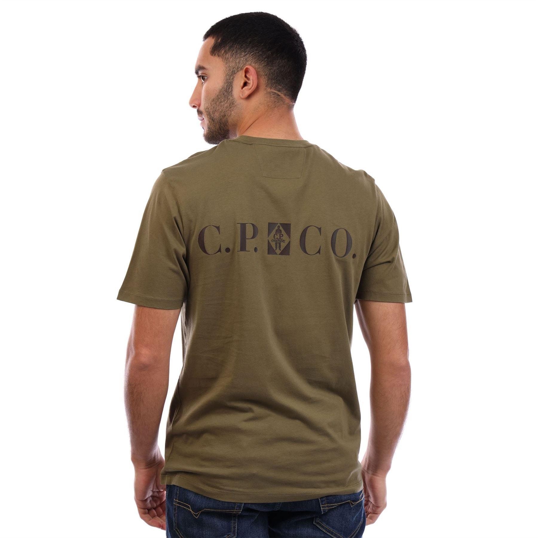 Green - CP Company - 30/1 Jersey Logo T-Shirt - 2