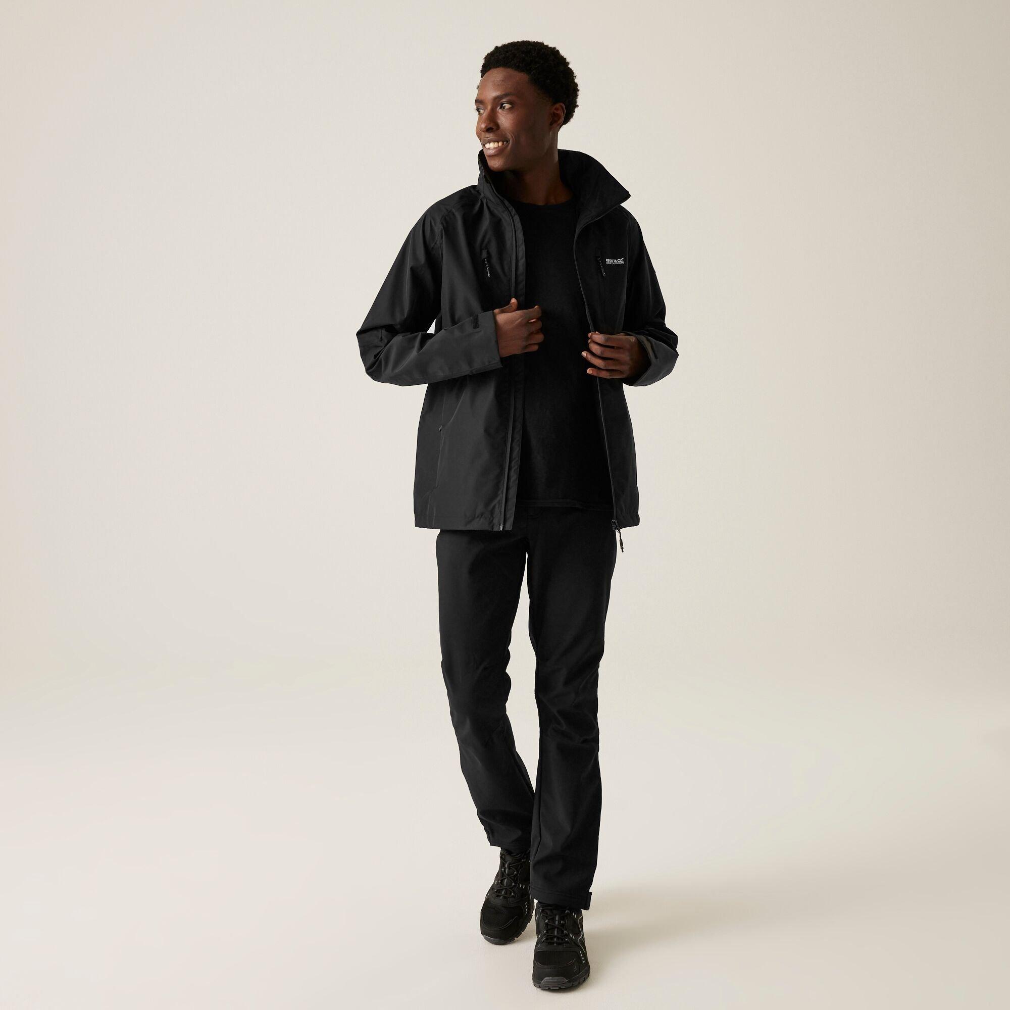 Black - Regatta - Calderdale V  Waterproof Shell - 3