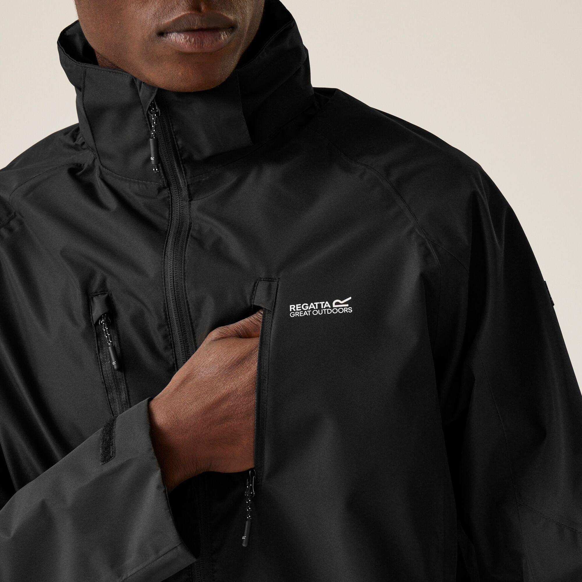 Black - Regatta - Calderdale V  Waterproof Shell - 4