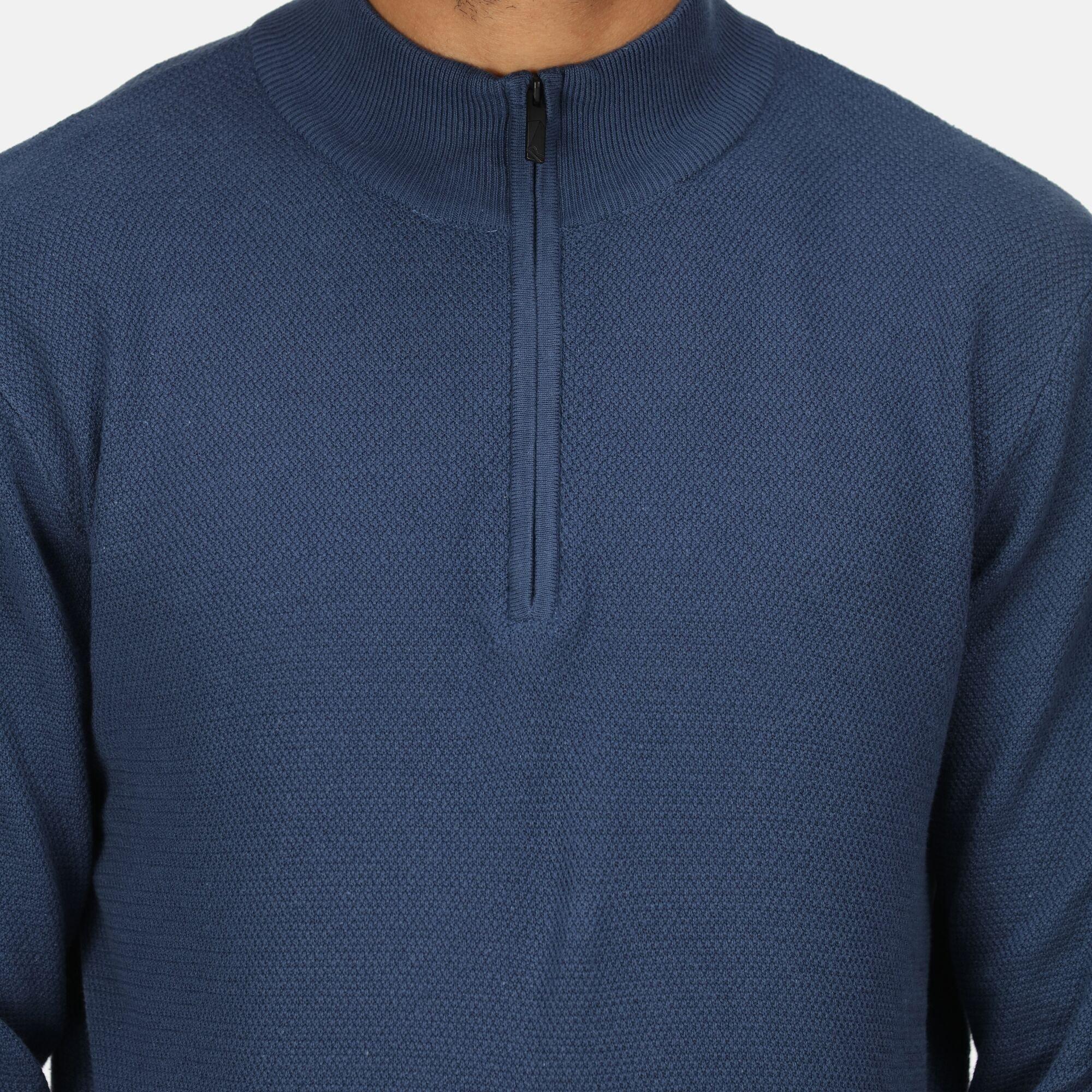 Dark Denim - Regatta - Men's Keaton Zipped Fleece Hoodie - 10
