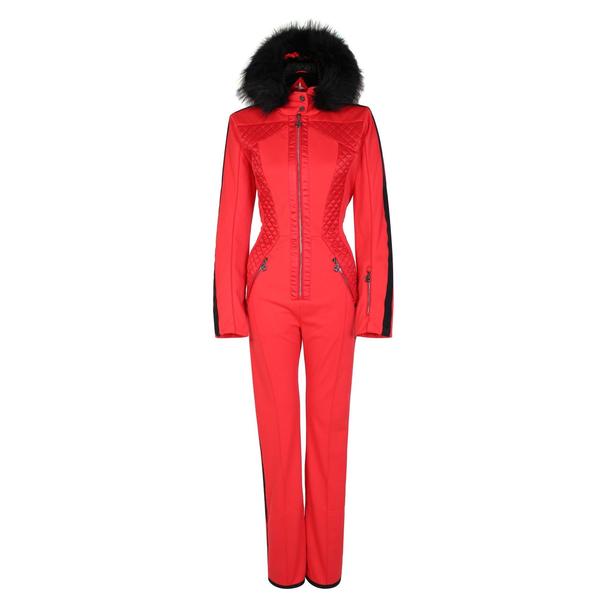 Volcanic Red - Dare 2b - Julien Macdonald - Womens Supremacy Snowsuit - 1