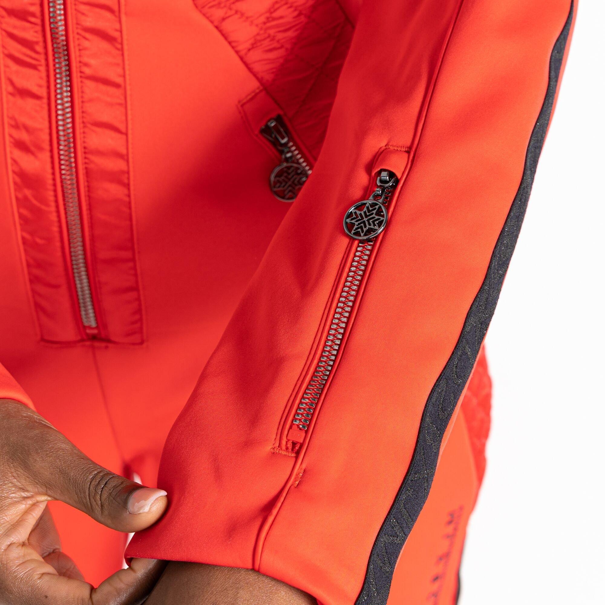 Volcanic Red - Dare 2b - Women's Supremacy Waterproof Fleece Lined Softshell Jacket - 8