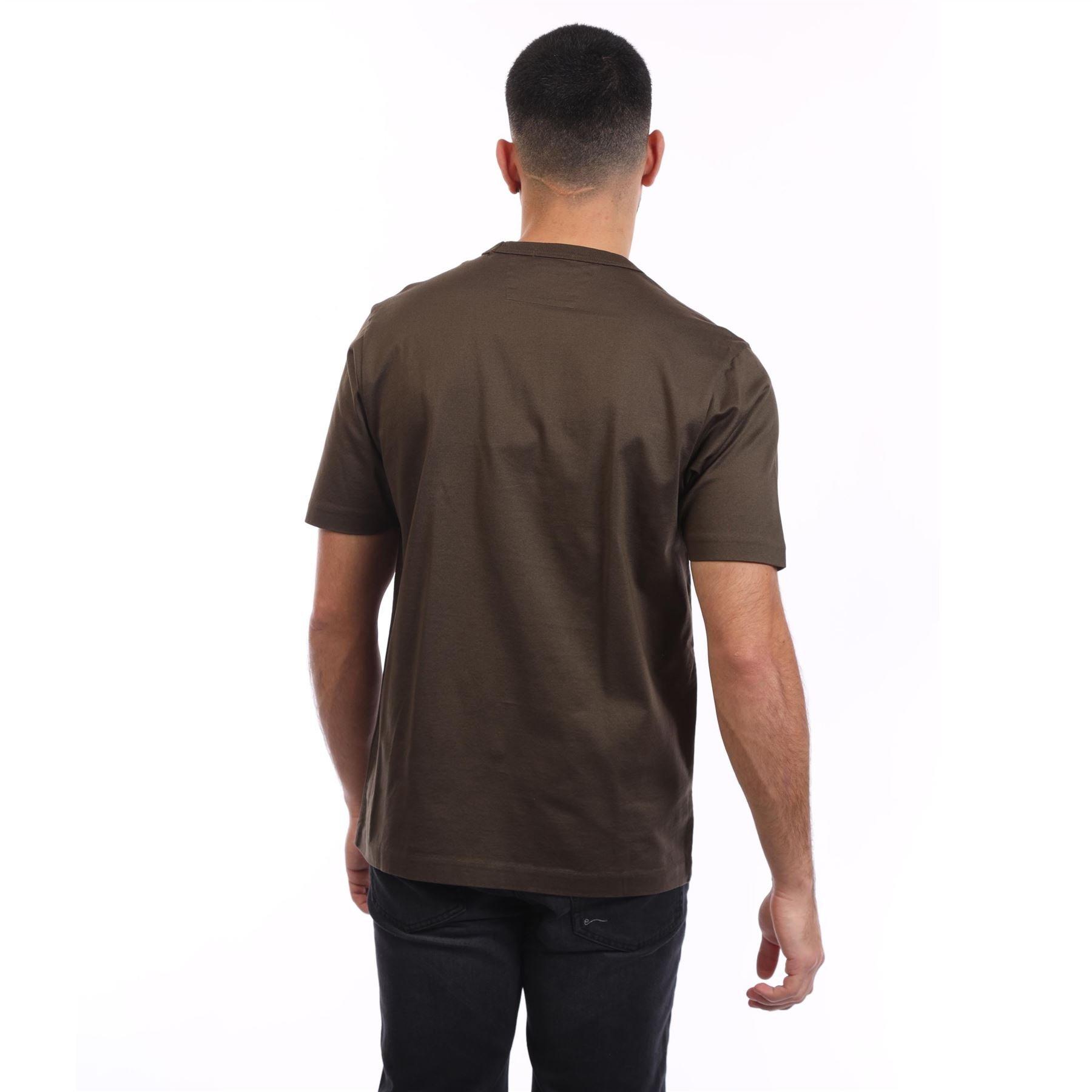 Green - CP Company - Mercerized 30/2 Jersey Twisted Logo T-Shirt - 2