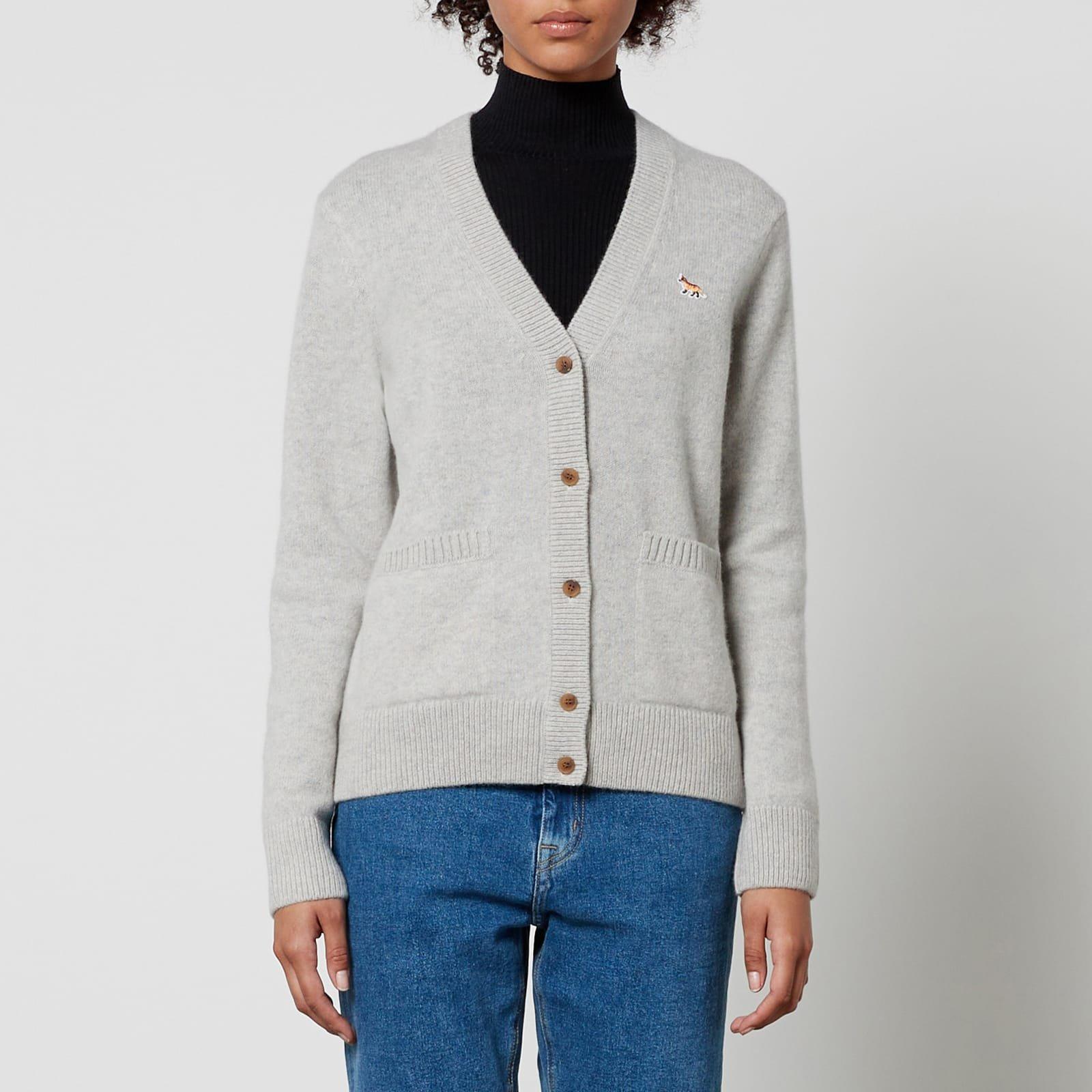 Maison Kitsune Baby Fox Patch Boxy Cardigan