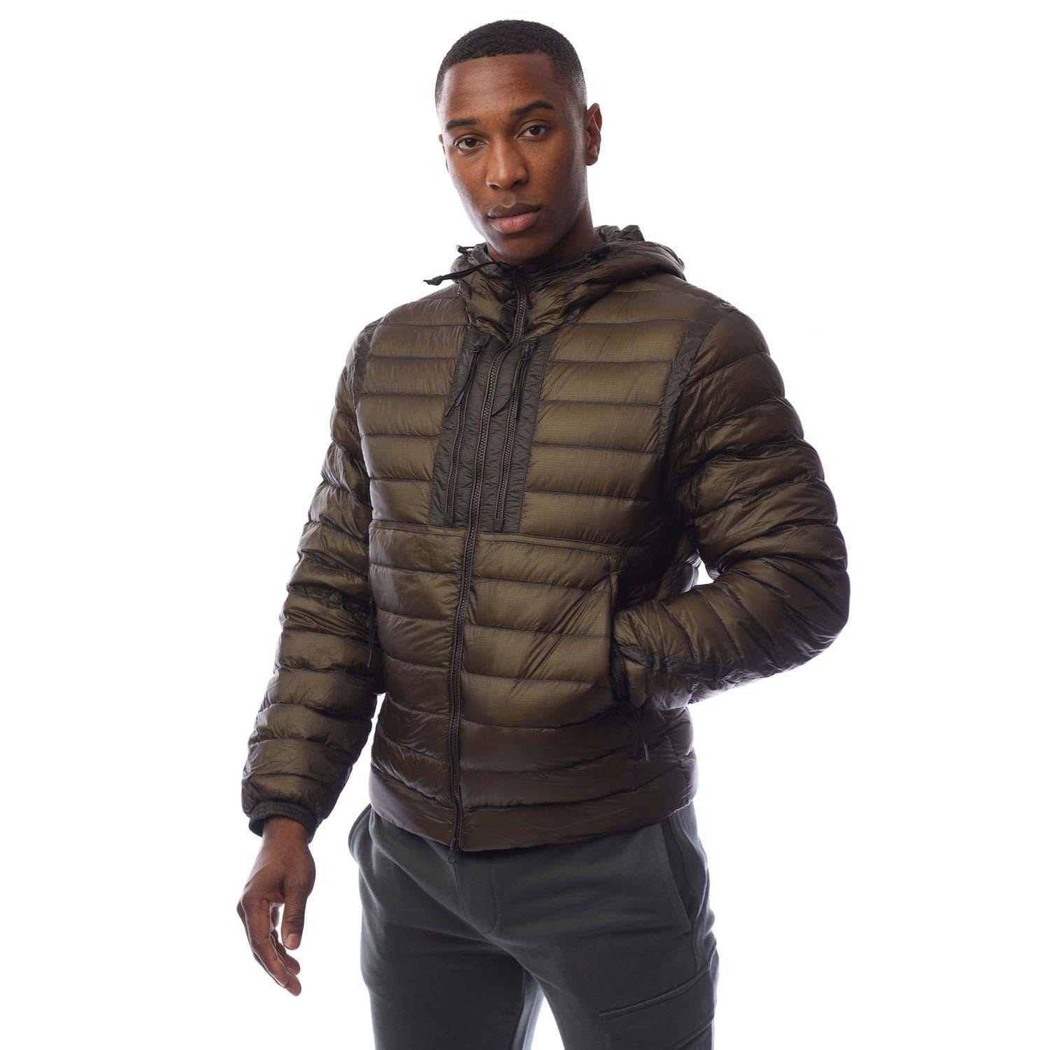 CP Company D.D. Shell Goggle Down Jacket - Green - M