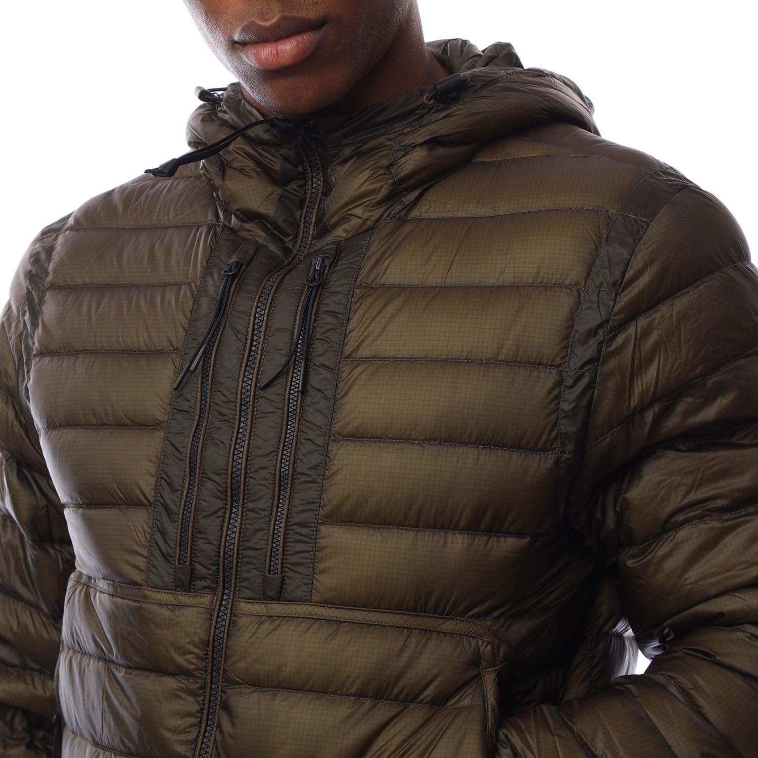 Green - CP Company - D.D. Shell Goggle Down Jacket - 3