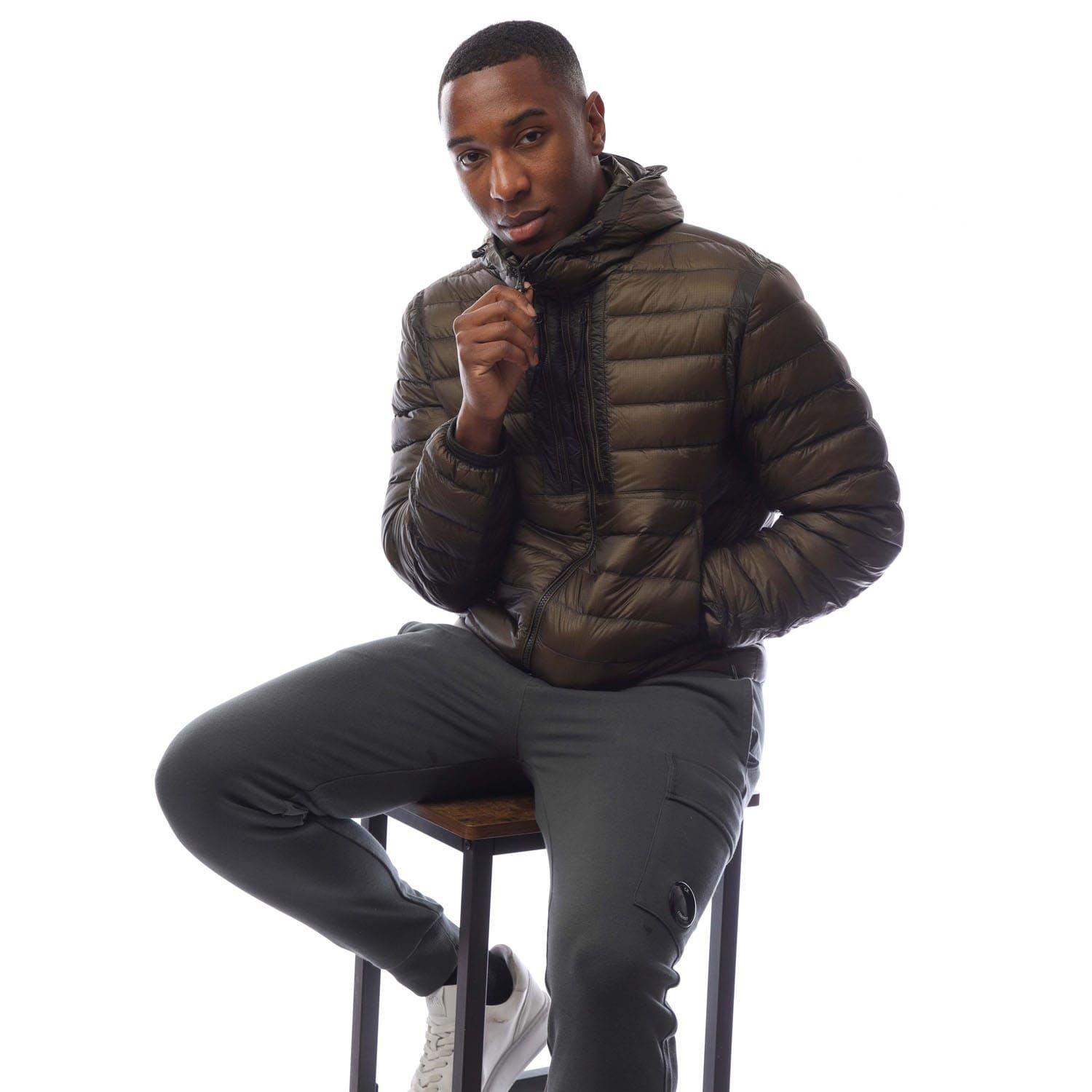 Green - CP Company - D.D. Shell Goggle Down Jacket - 4