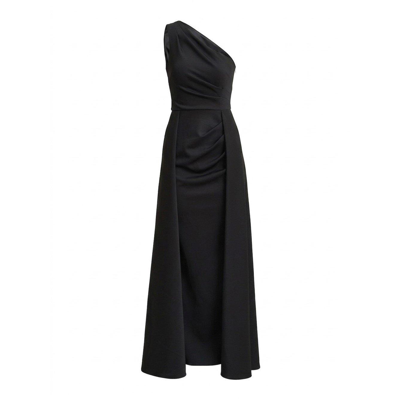 Black - Gina Bacconi - Madge One Shoulder Maxi Dress - 4