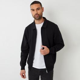 Threadbare Full Zip Collared Sweatshirt