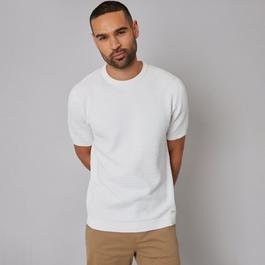 Threadbare Textured Front Knitted T-Shirt
