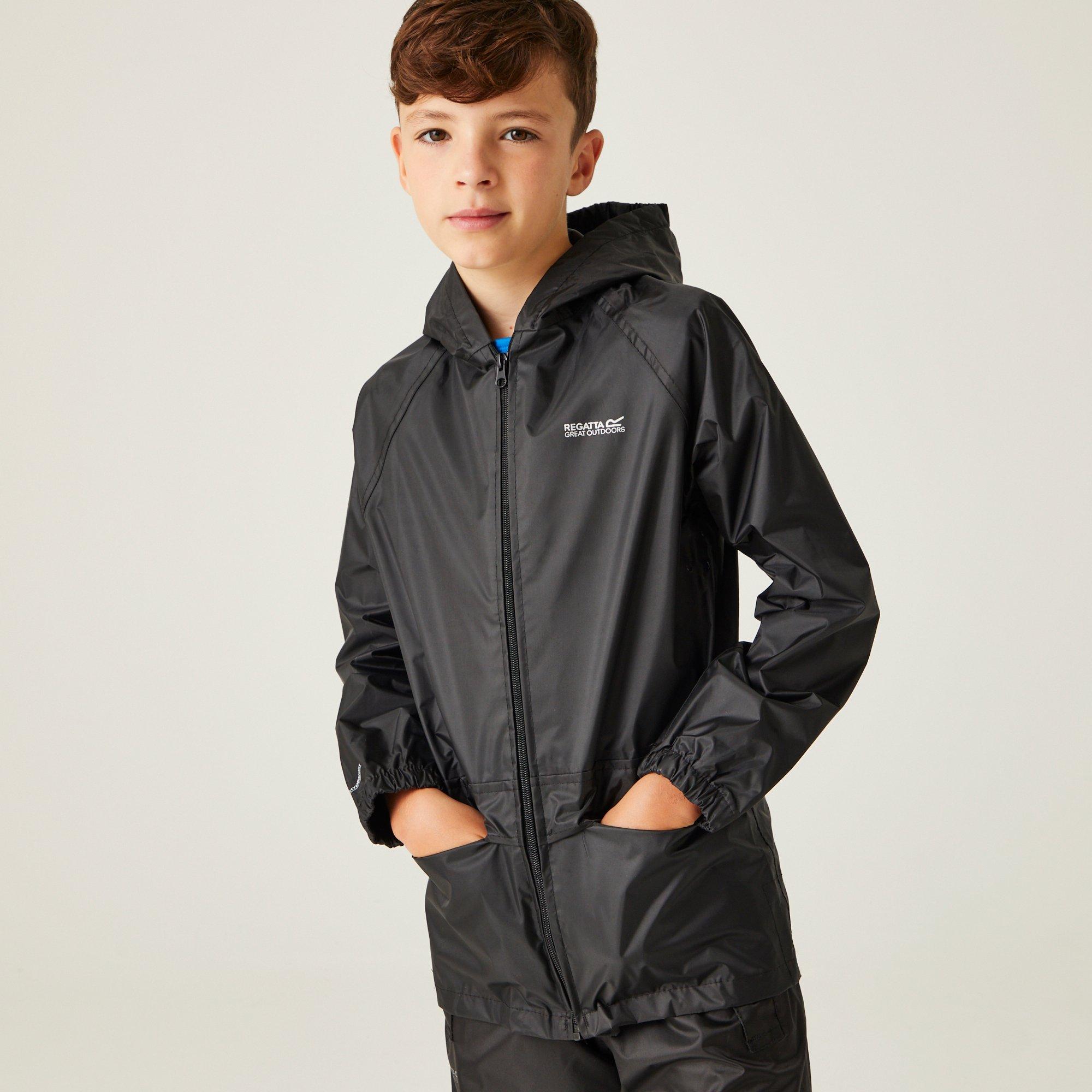 Regatta  Kids Kids Stormbreak Waterproof Jacket - Black - 13 Years