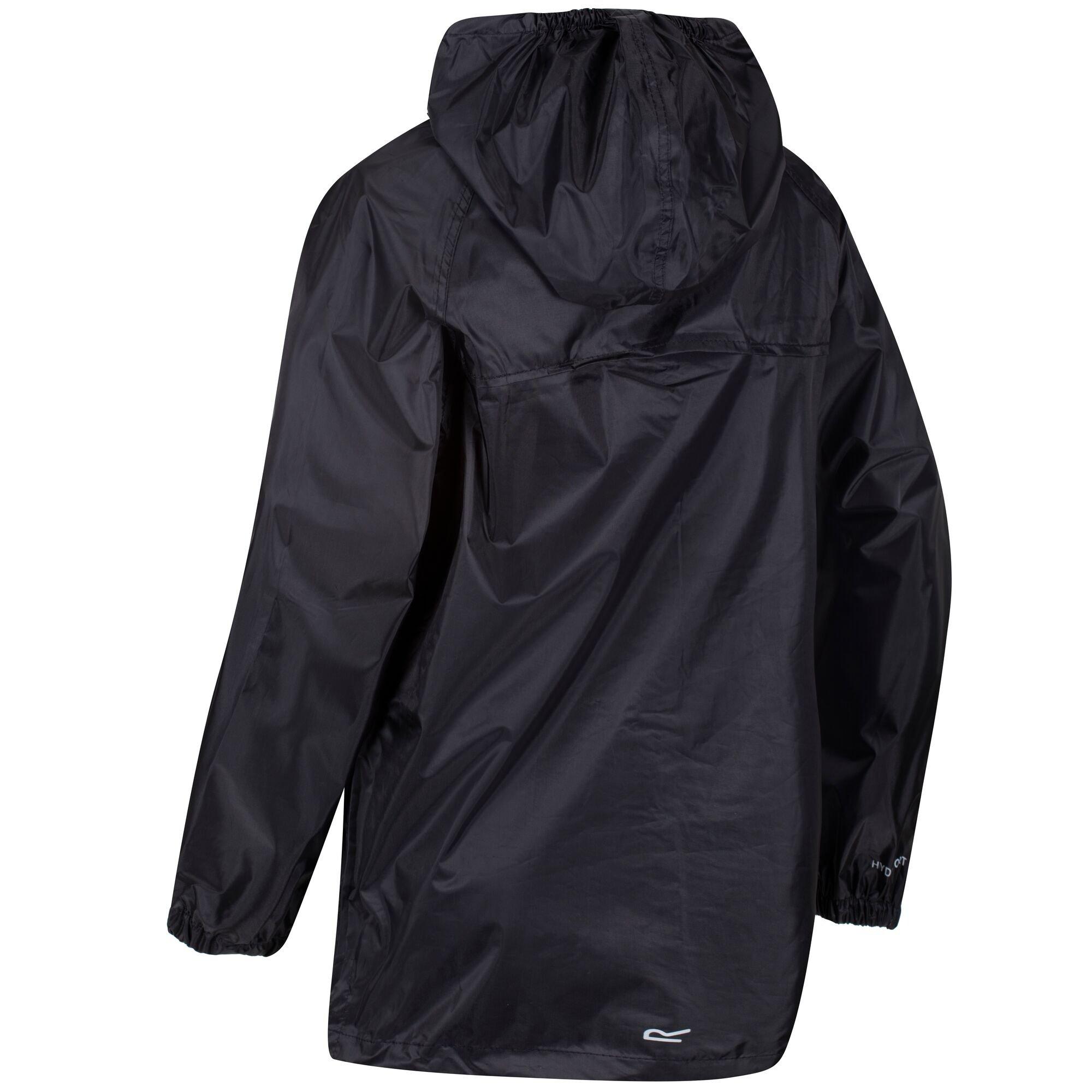 Black - Regatta - Unisex Kids Stormbreak Waterproof Long Sleeve Waterproof Jacket - 7