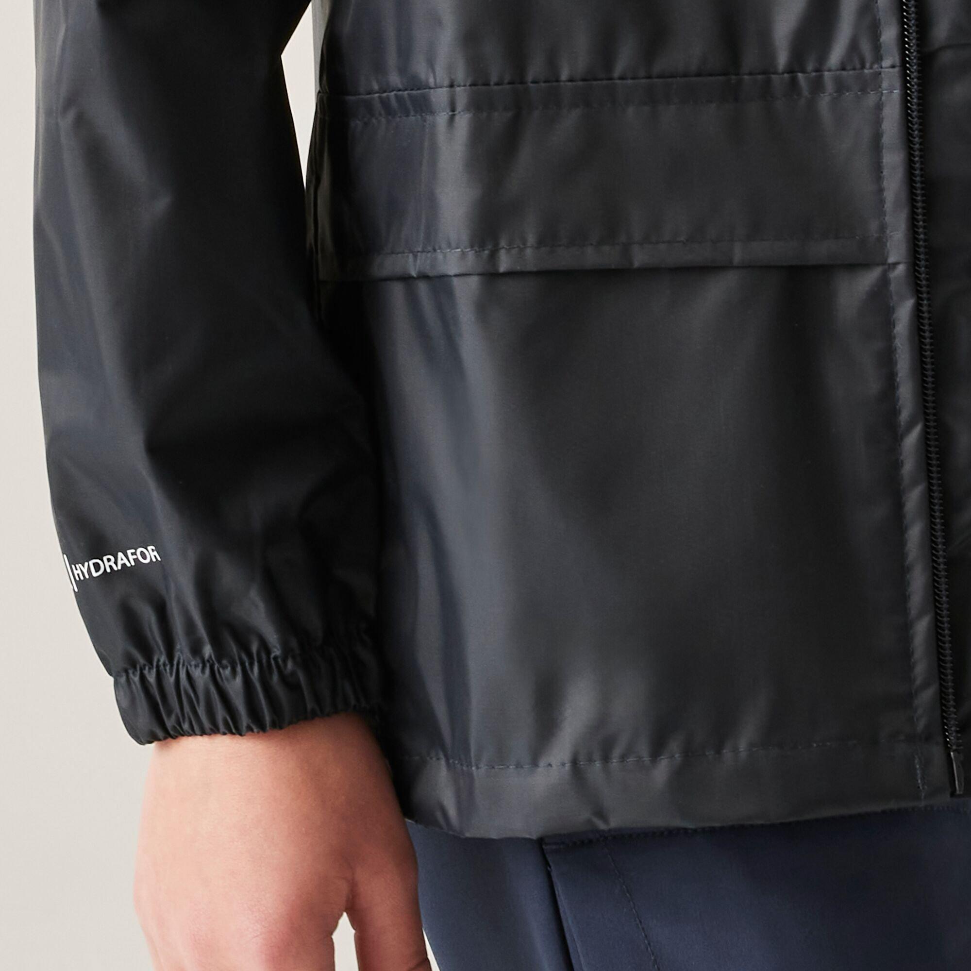 Navy - Regatta - Kids Stormbreak Waterproof Jacket - 5