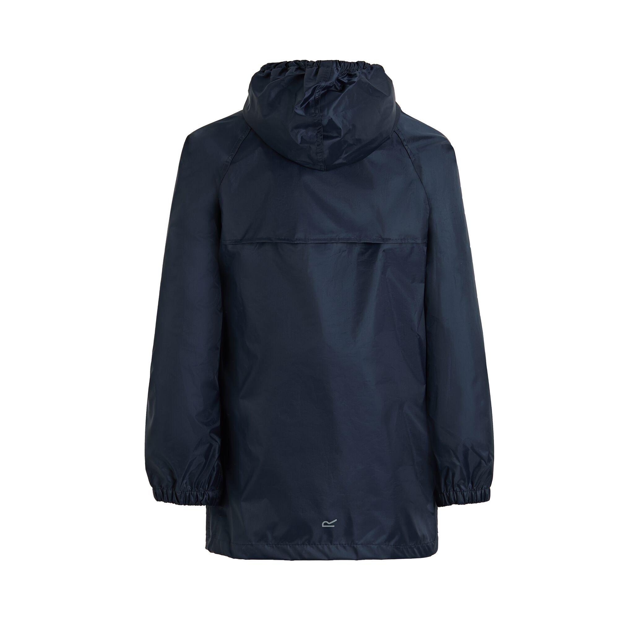 Navy - Regatta - Kids Stormbreak Waterproof Jacket - 7