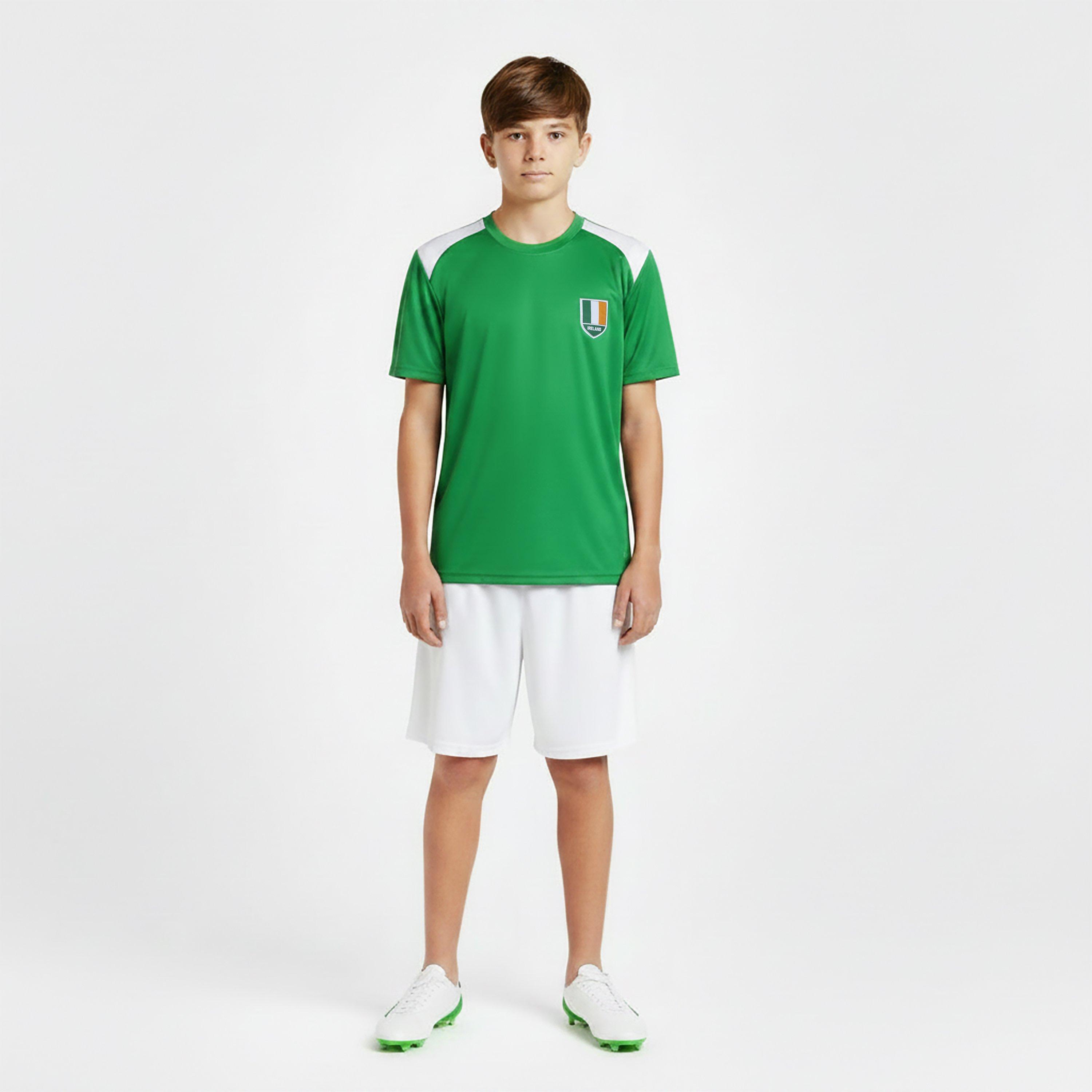 Green - FIFA - Kids Republic Of Ireland Short Sleeve T-Shirt - 3