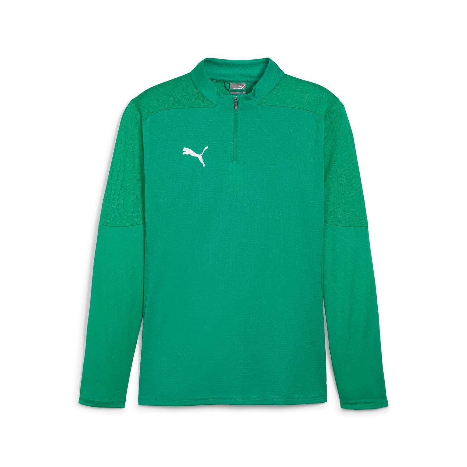 Green - Puma - TeamFINAL Training 1/4 Zip Top - 1
