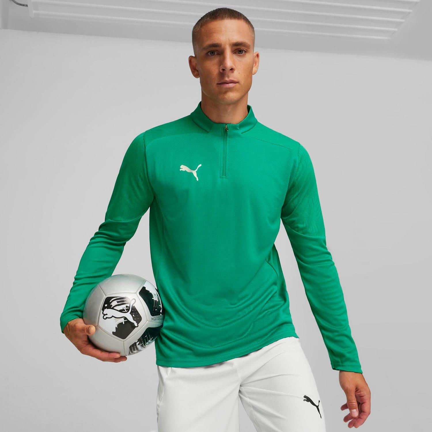 Green - Puma - TeamFINAL Training quarter Zip Top - 3