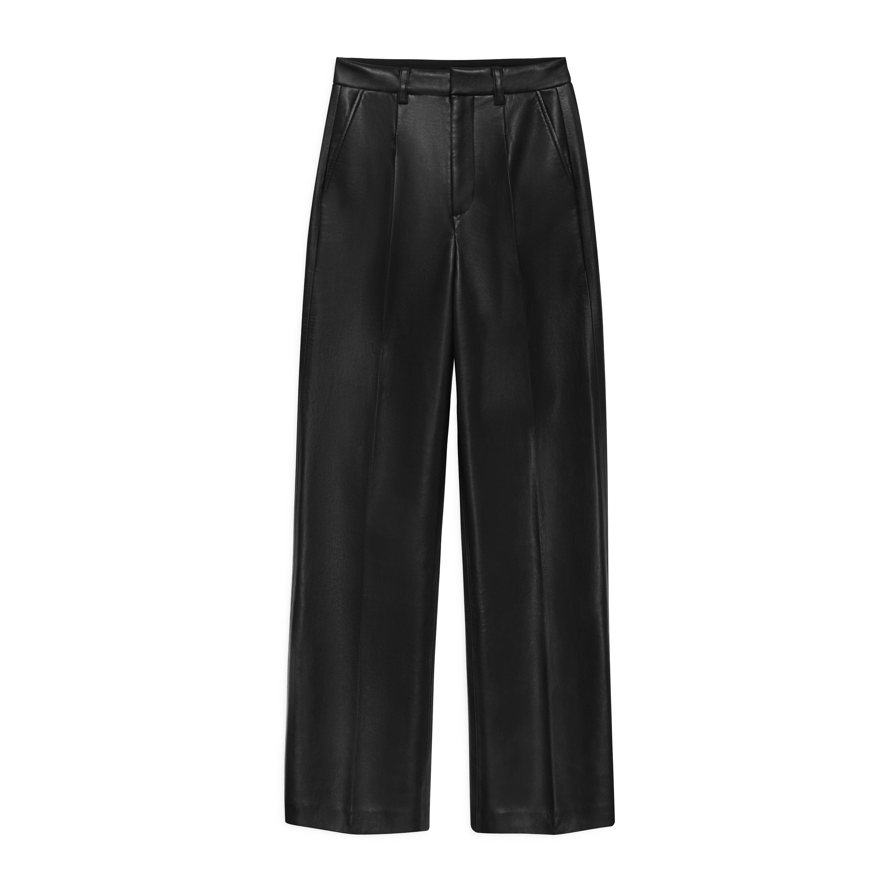 Black - Anine Bing - Carmen Leather Trousers - 1