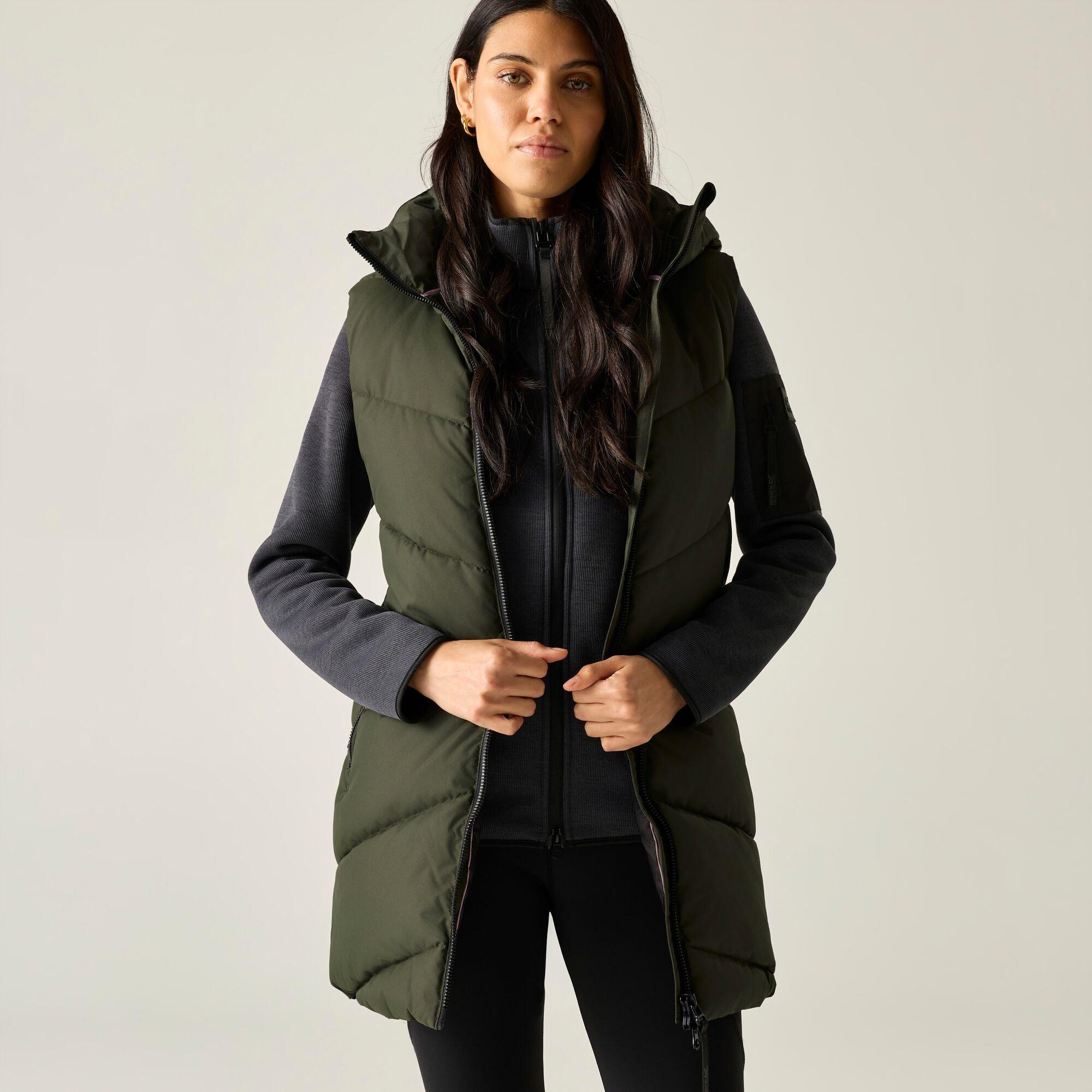 Dark Khaki - Regatta - Womens Merida Insulated Bodywarmer - 1