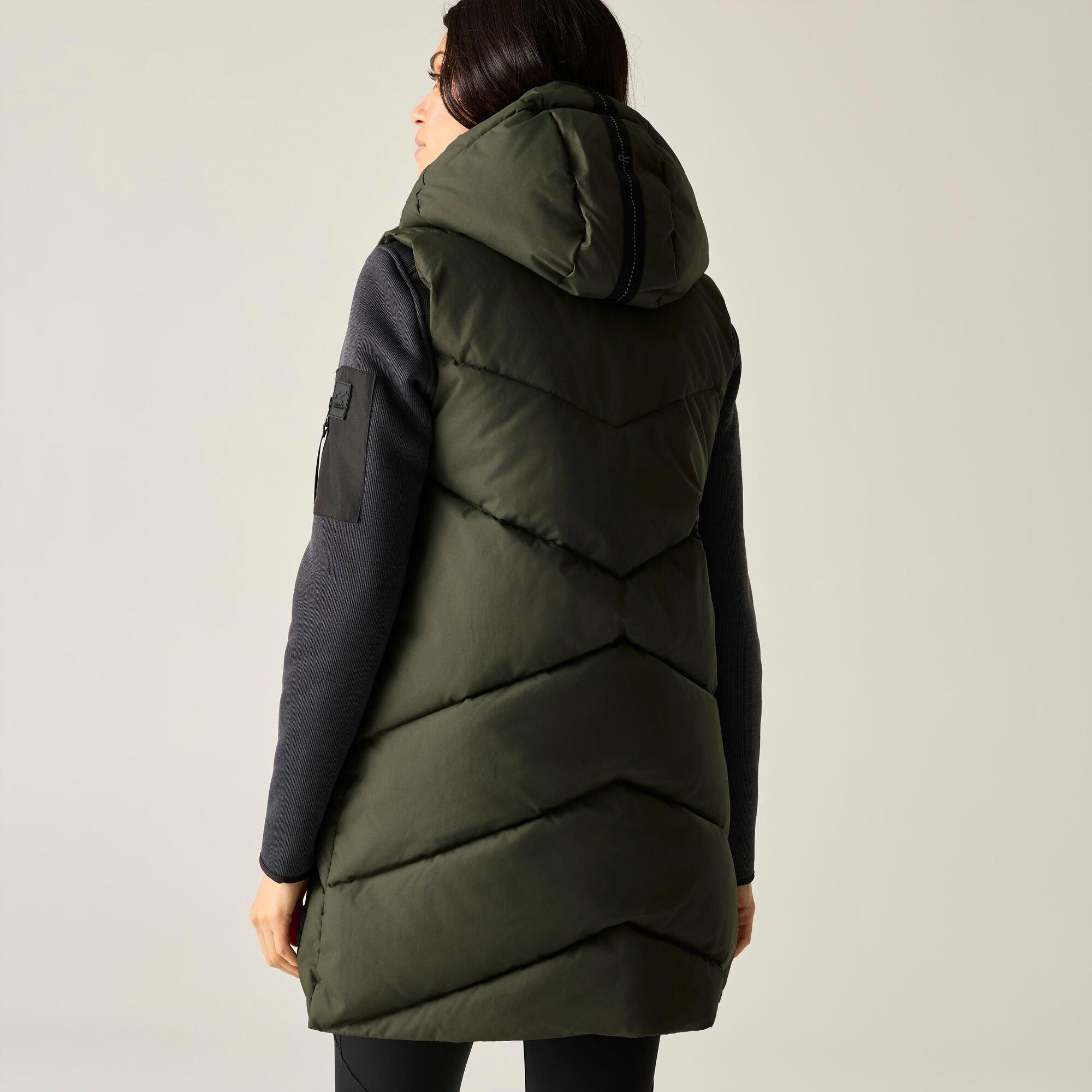 Dark Khaki - Regatta - Womens Merida Insulated Bodywarmer - 3