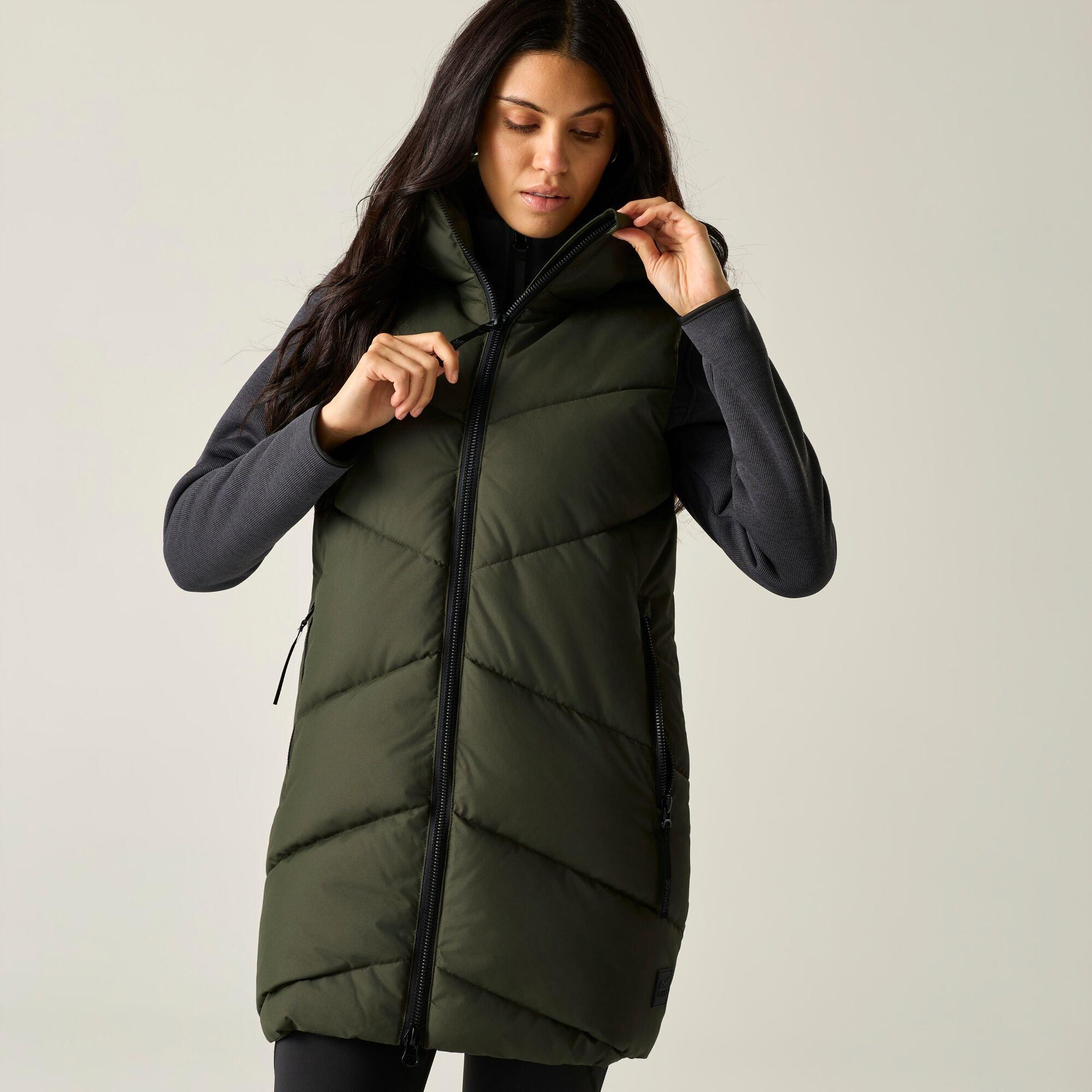 Dark Khaki - Regatta - Womens Merida Insulated Bodywarmer - 4