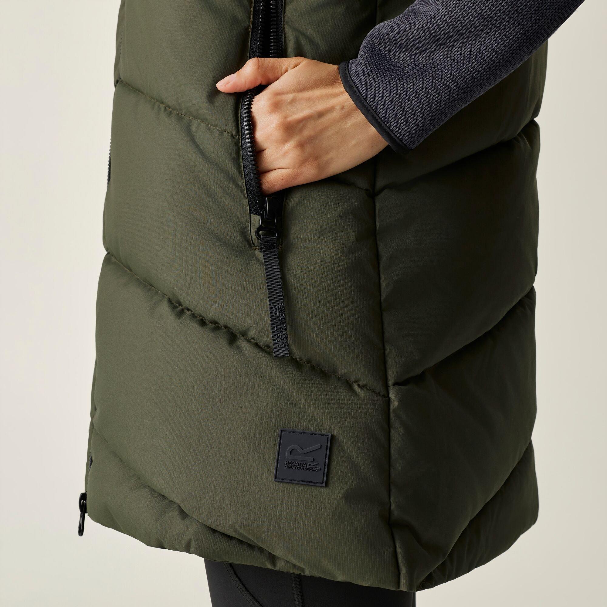 Dark Khaki - Regatta - Womens Merida Insulated Bodywarmer - 8