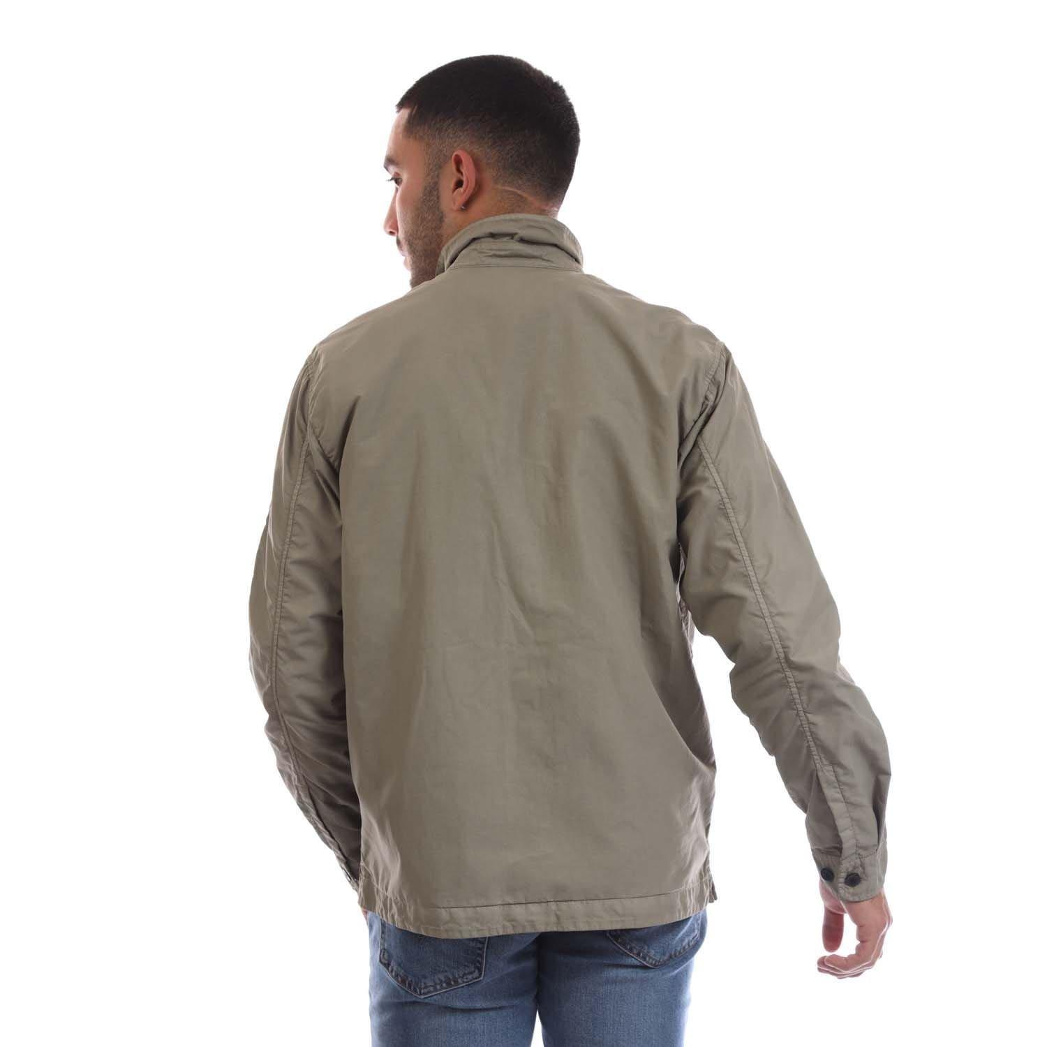 Grey - CP Company - Flatt Nylon Lens Zipped Overshirt - 3